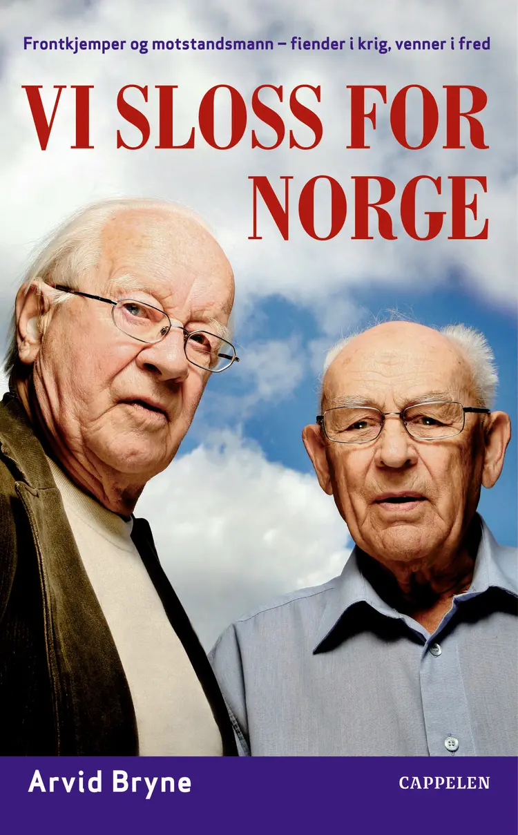 Omslag Vi sloss for Norge av Arvid Bryne, Svein Blindheim og Bjørn Østring (Heftet)