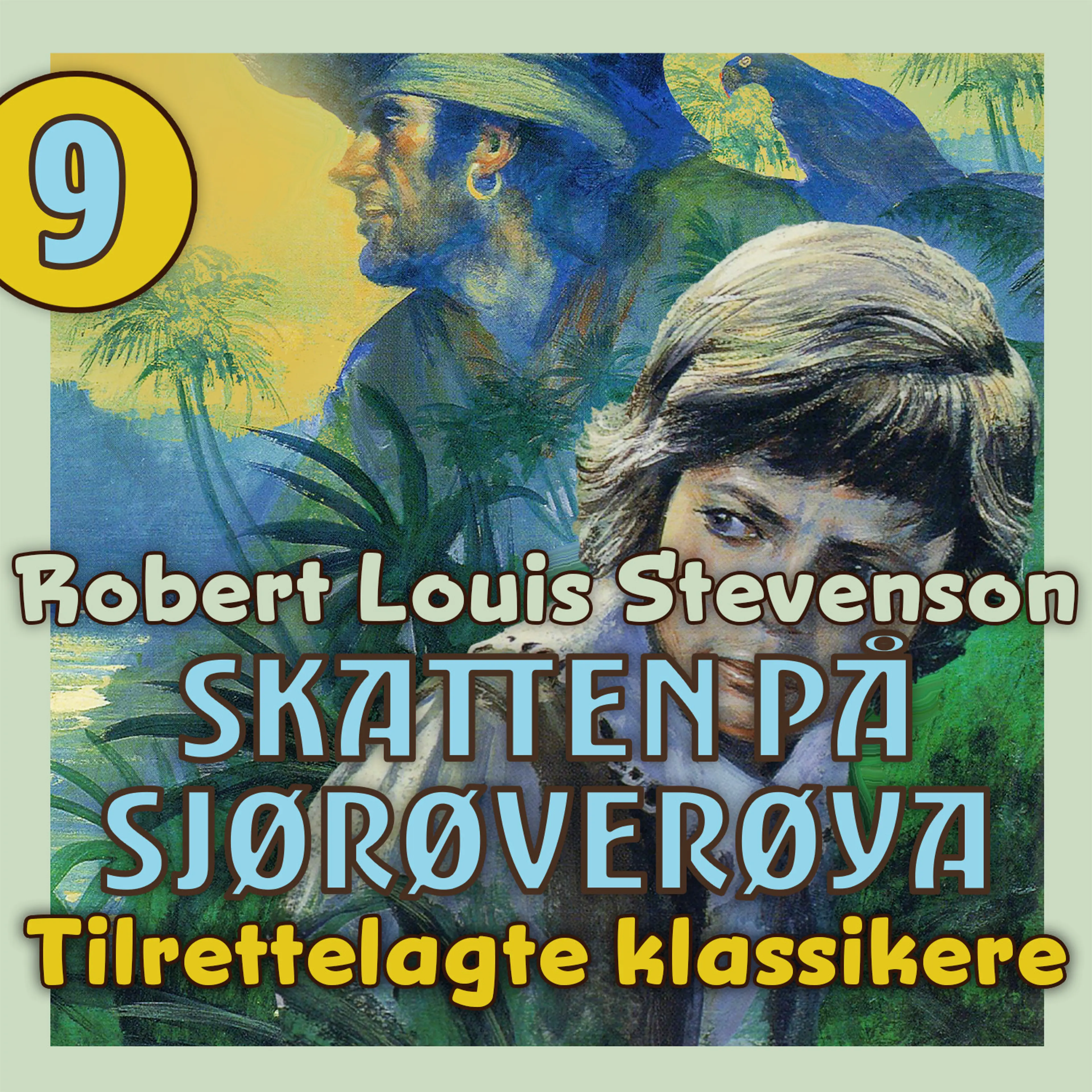 Omslag Skatten på Sjørøverøya av Robert Louis Stevenson (Lydbok)