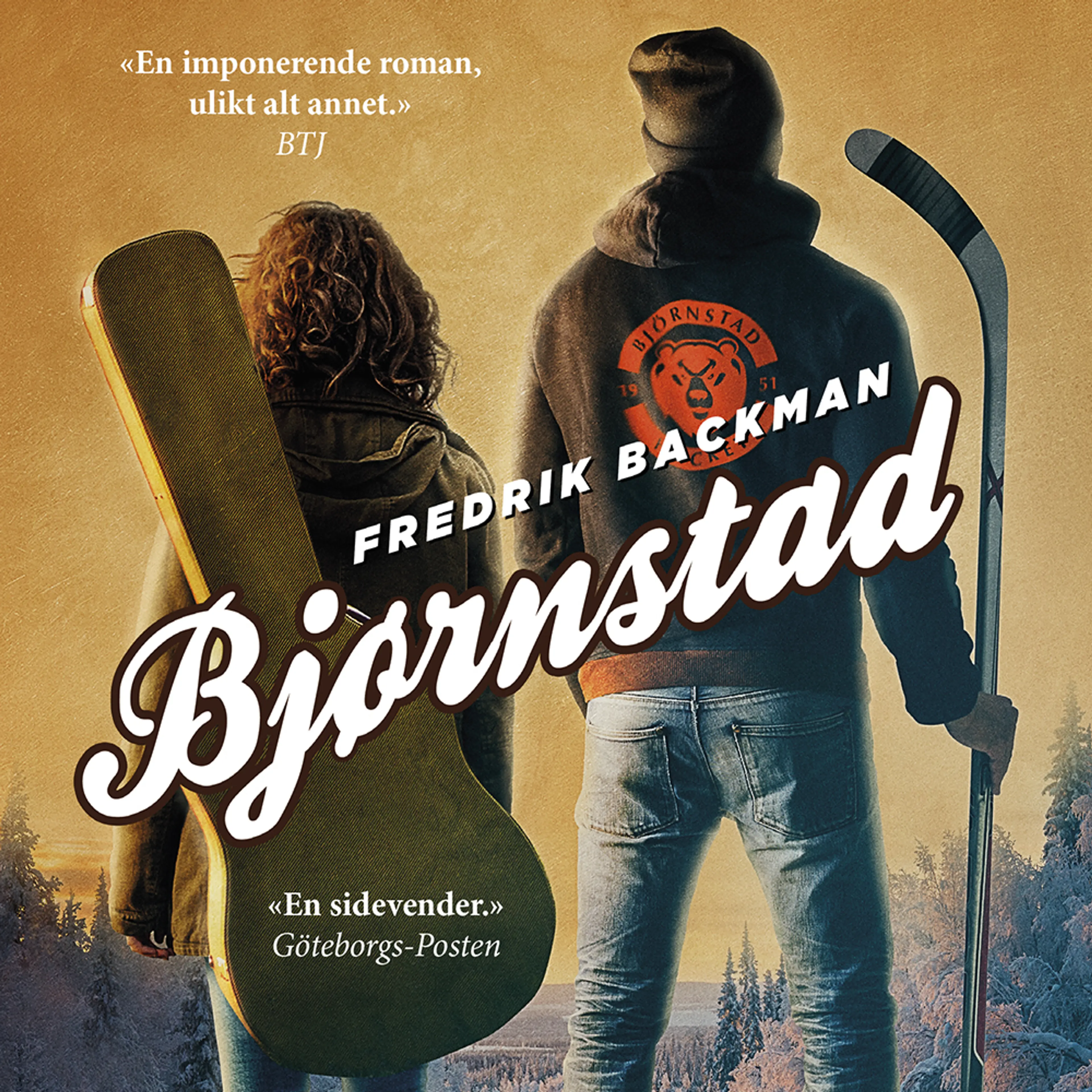 Omslag Bjørnstad av Fredrik Backman (Lydbok)