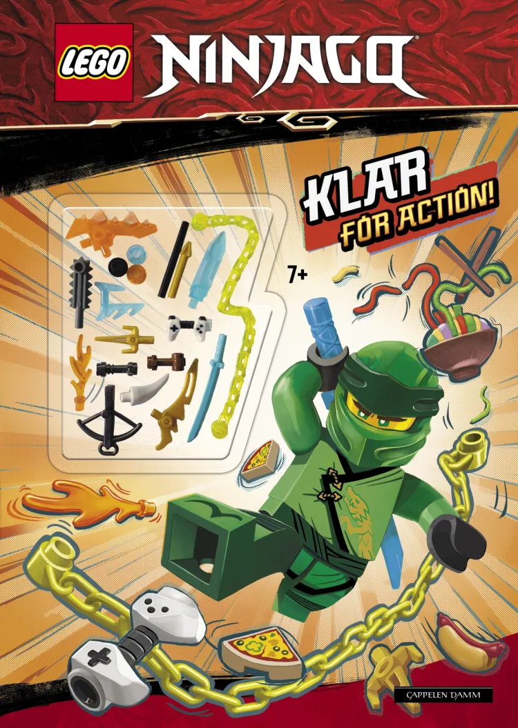 Omslag LEGO® NINJAGO® Klar for action! (Heftet)
