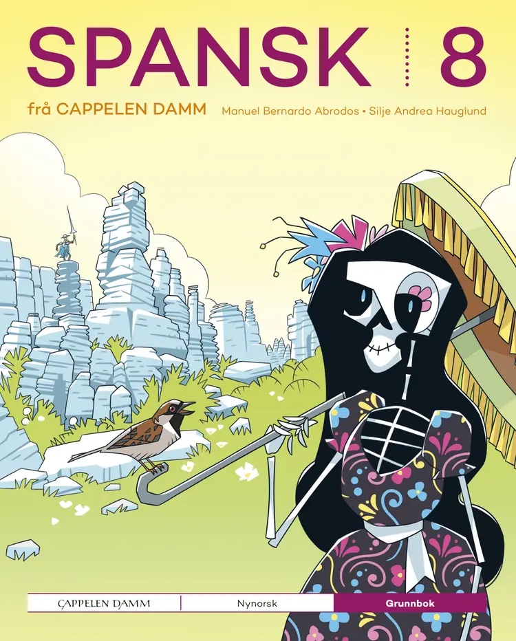 Omslag Spansk 8 frå Cappelen Damm Grunnbok av Manuel Bernardo Abrodos og Silje Andrea Hauglund (Innbundet)