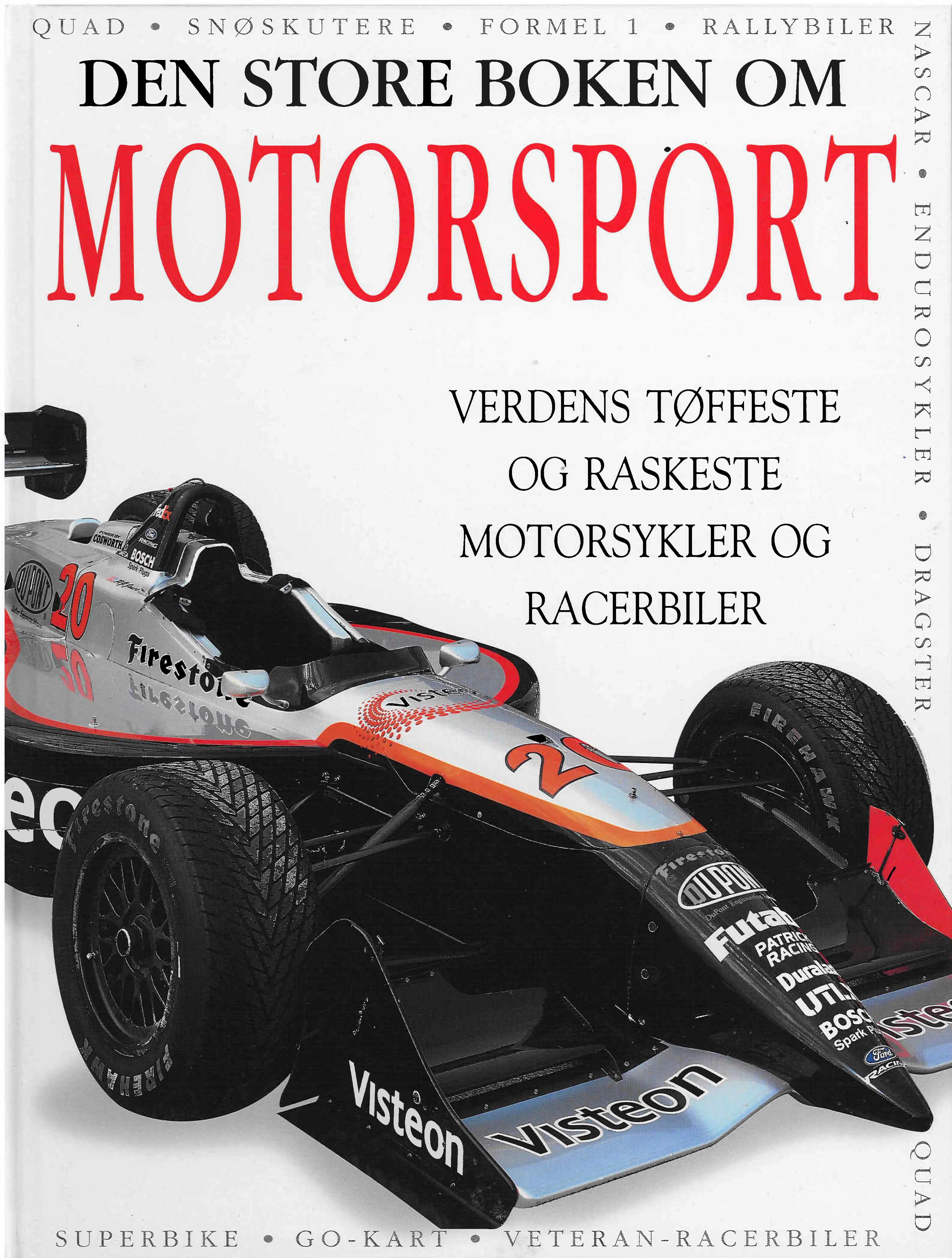 Omslag Den store boken om motorsport av Trevor Lord (Innbundet)