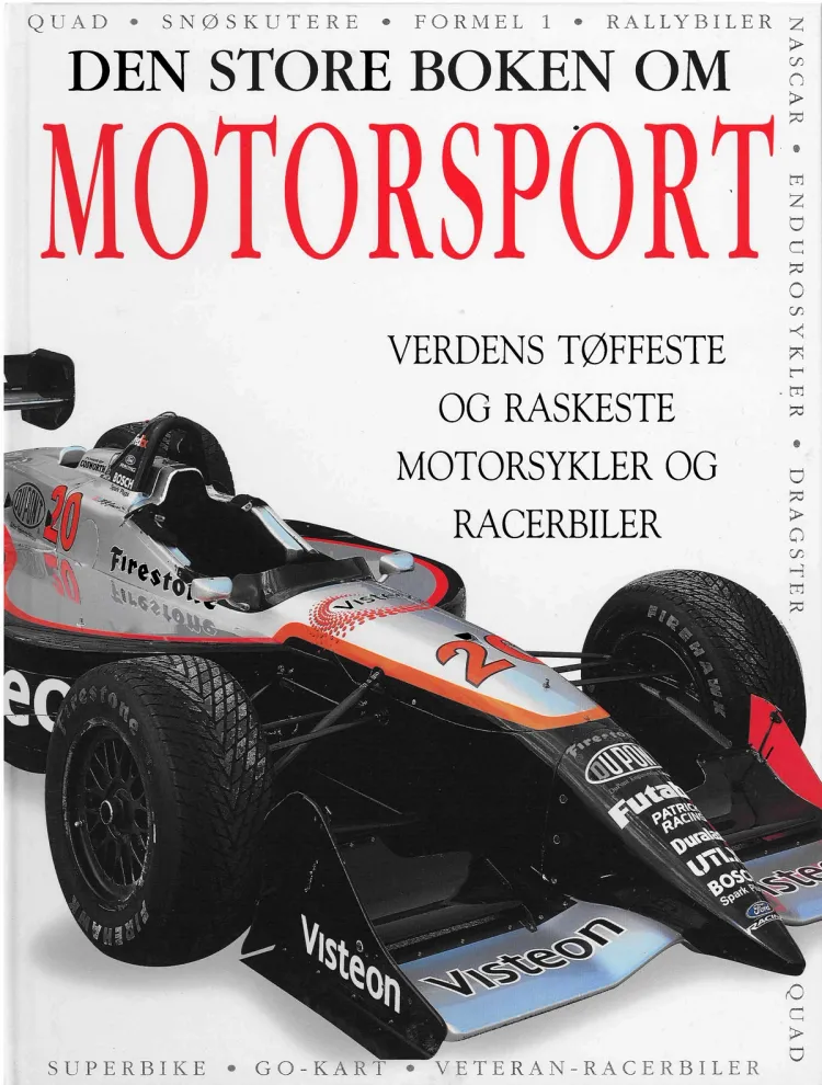 Omslag Den store boken om motorsport av Trevor Lord (Innbundet)