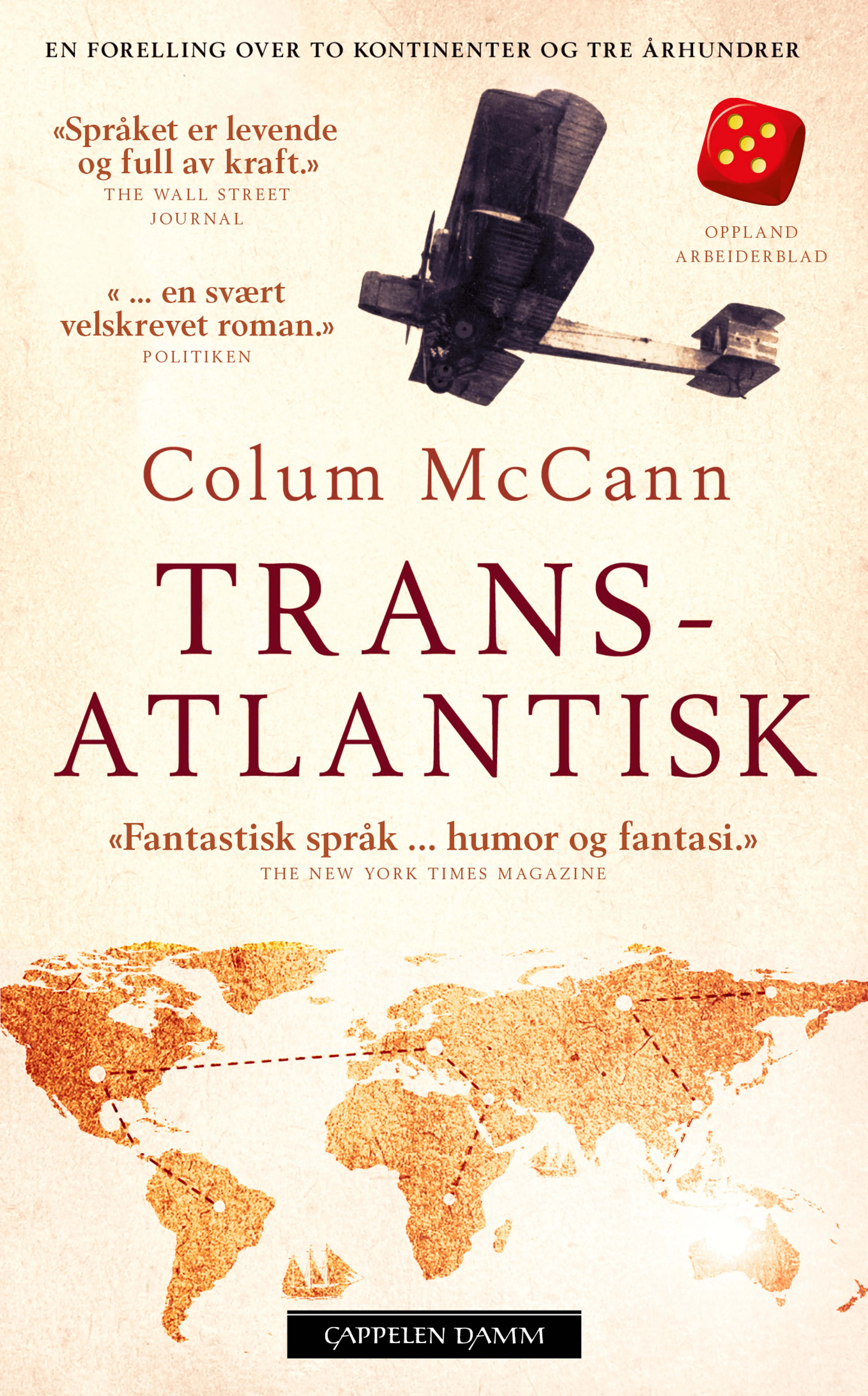 Omslag Transatlantisk av Colum McCann (Heftet)