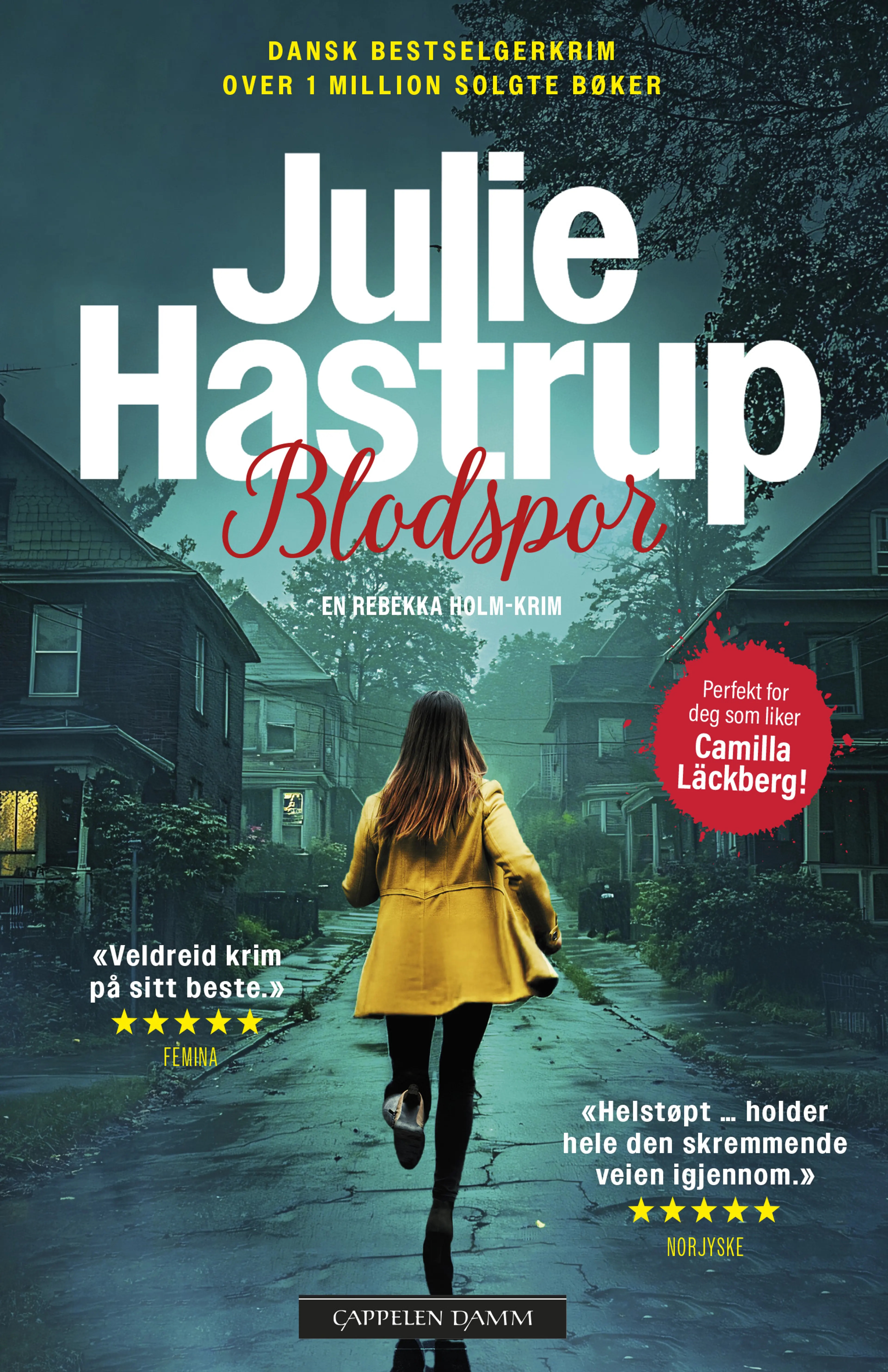 Omslag Blodspor av Julie Hastrup (Ebok)