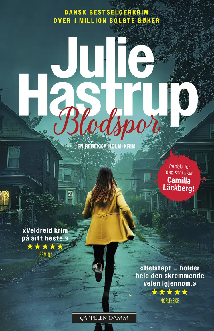 Omslag Blodspor av Julie Hastrup (Ebok)
