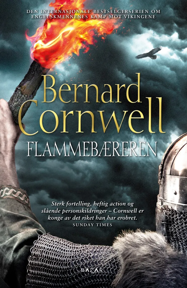 Omslag Flammebæreren av Bernard Cornwell (Heftet)
