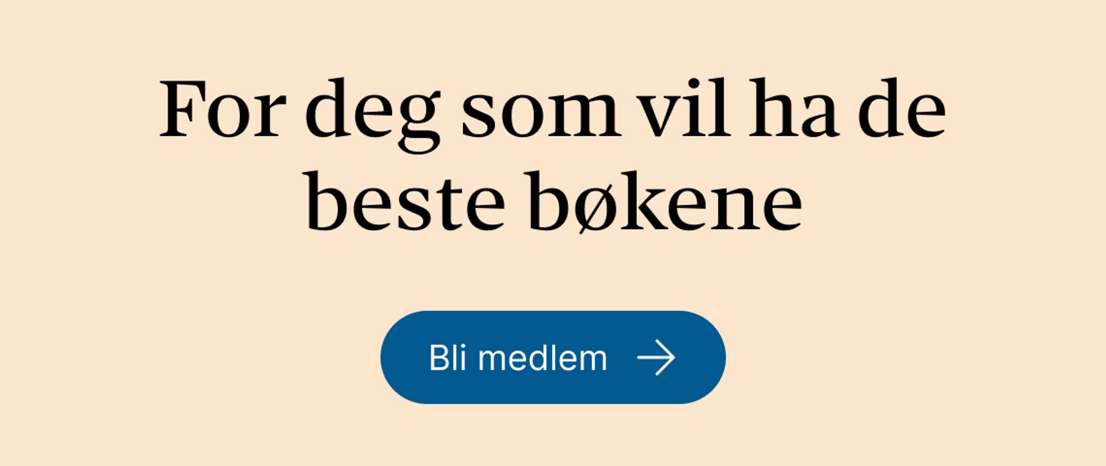 Bli medlem i Bestselgerklubben. Bokklubben for deg som vil ha de beste bøkene