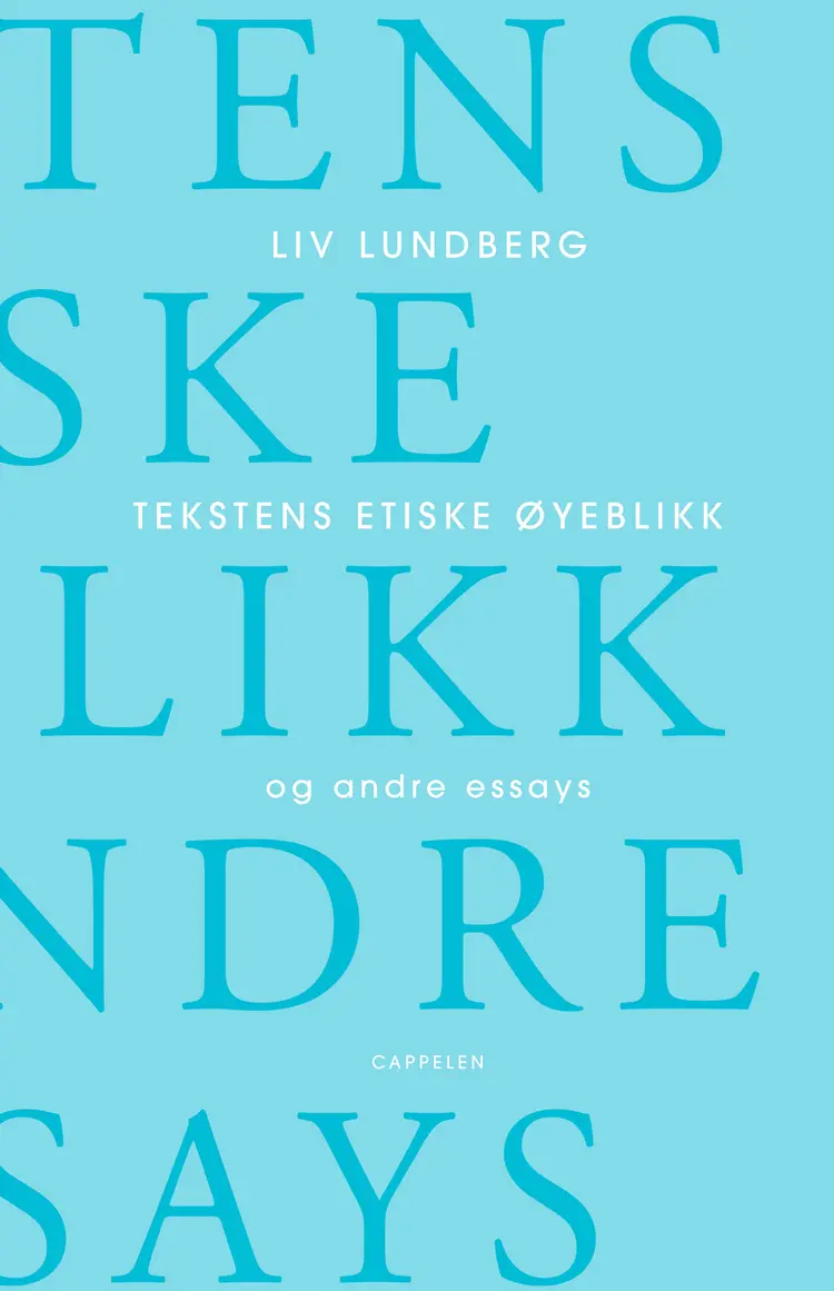 Omslag Tekstens etiske øyeblikk og andre essays av Liv Lundberg (Heftet)