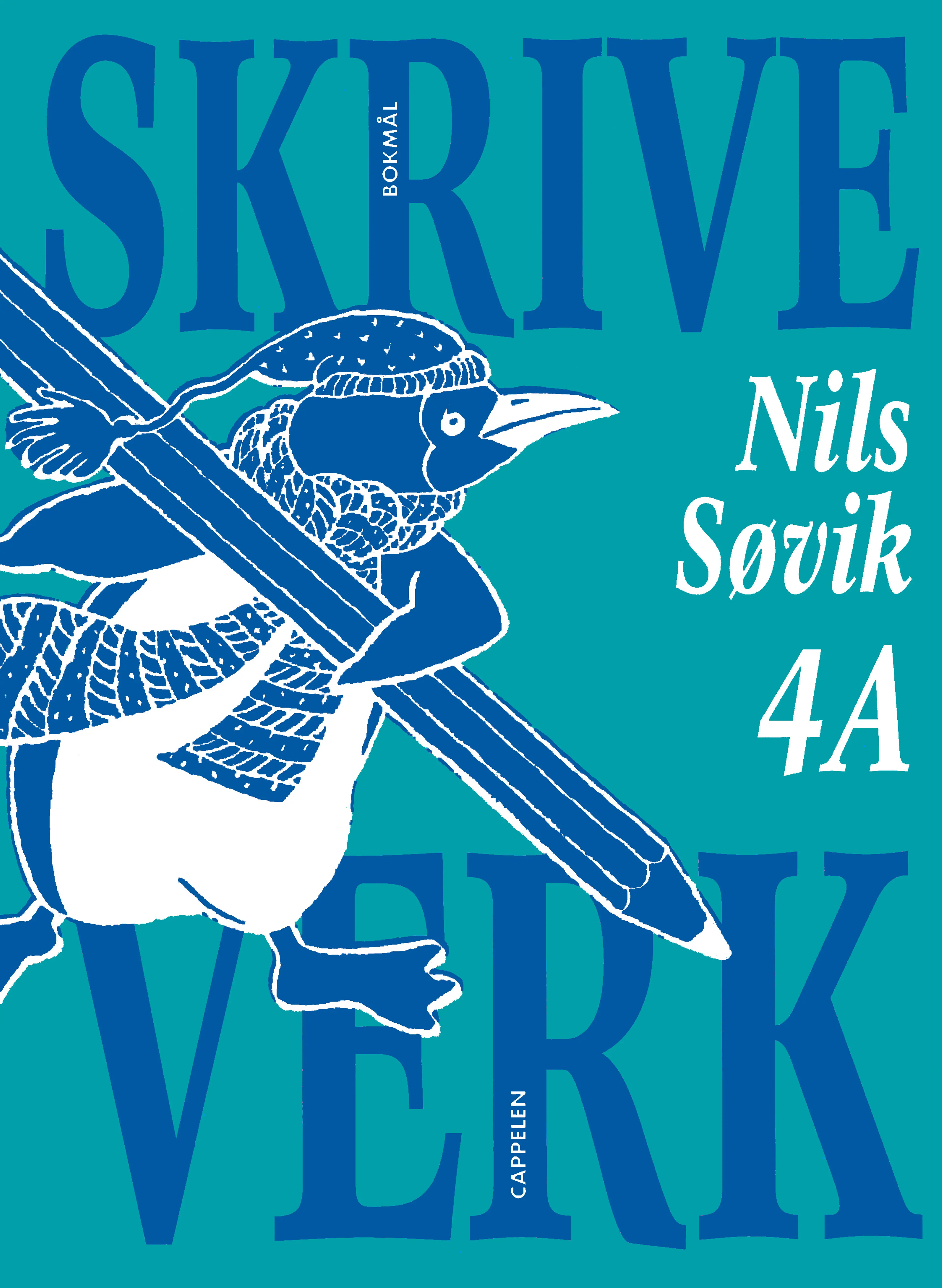 Omslag Skriveverk 4A Løkkeskrift av Nils Søvik (Heftet)
