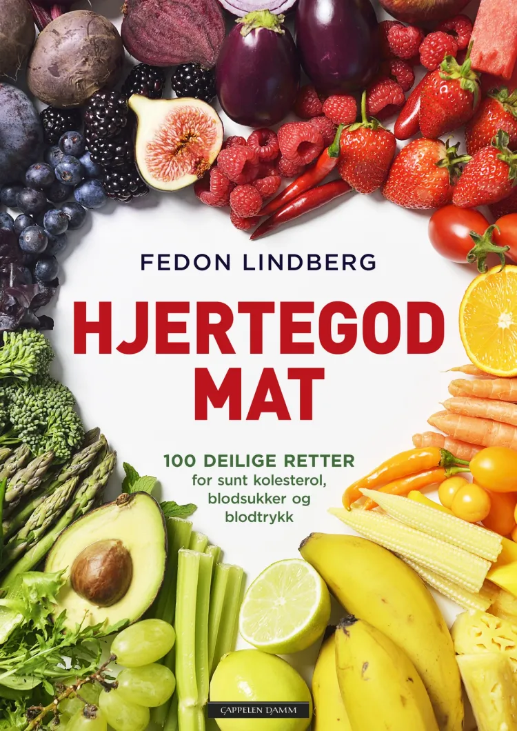 Omslag Hjertegod mat av Fedon Alexander Lindberg (Innbundet)