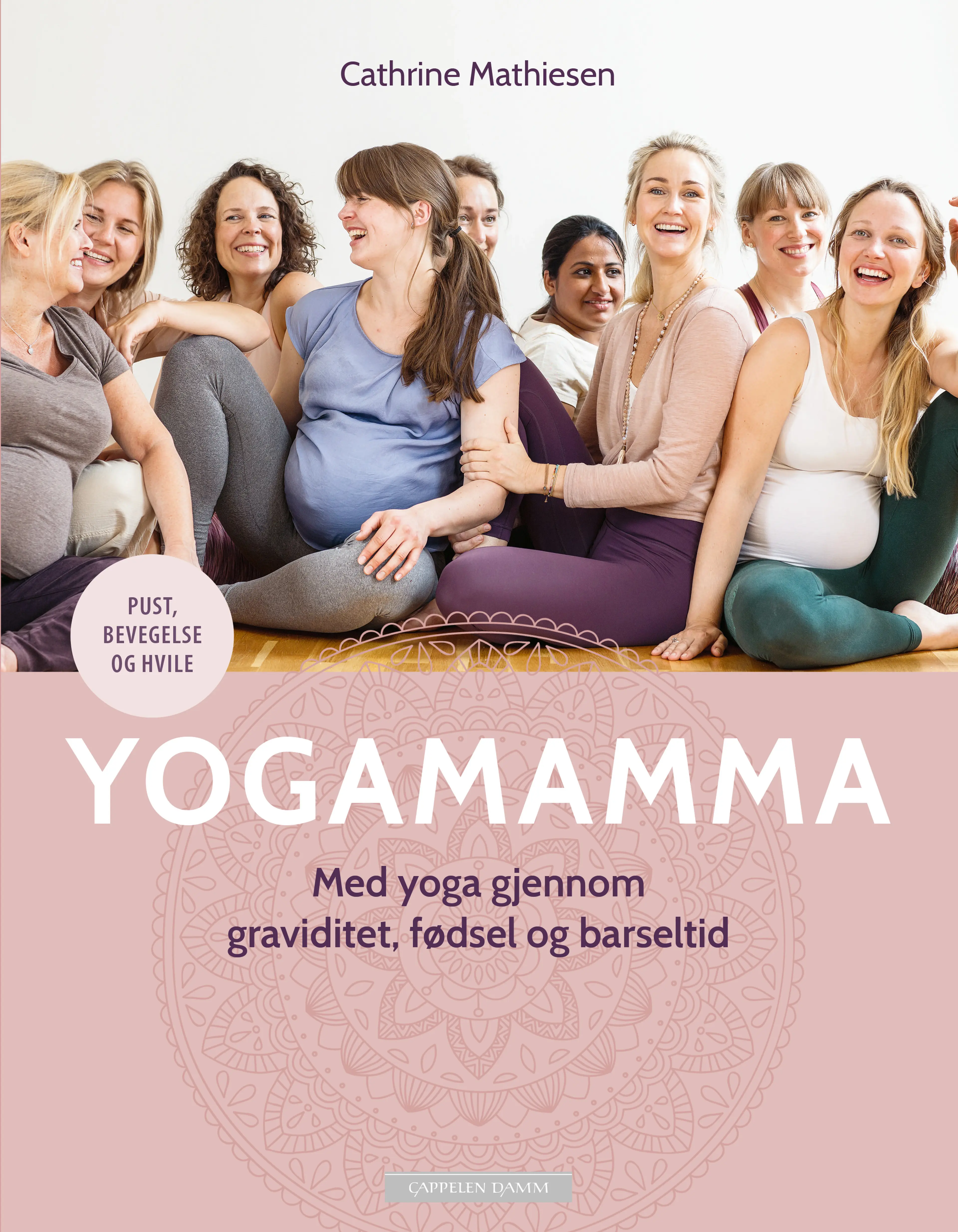 Omslag Yogamamma av Cathrine Mathiesen (Innbundet)