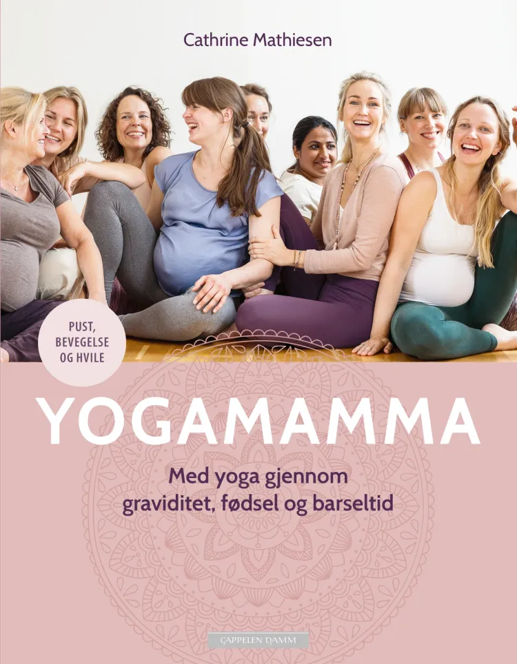 Omslag Yogamamma av Cathrine Mathiesen (Innbundet)