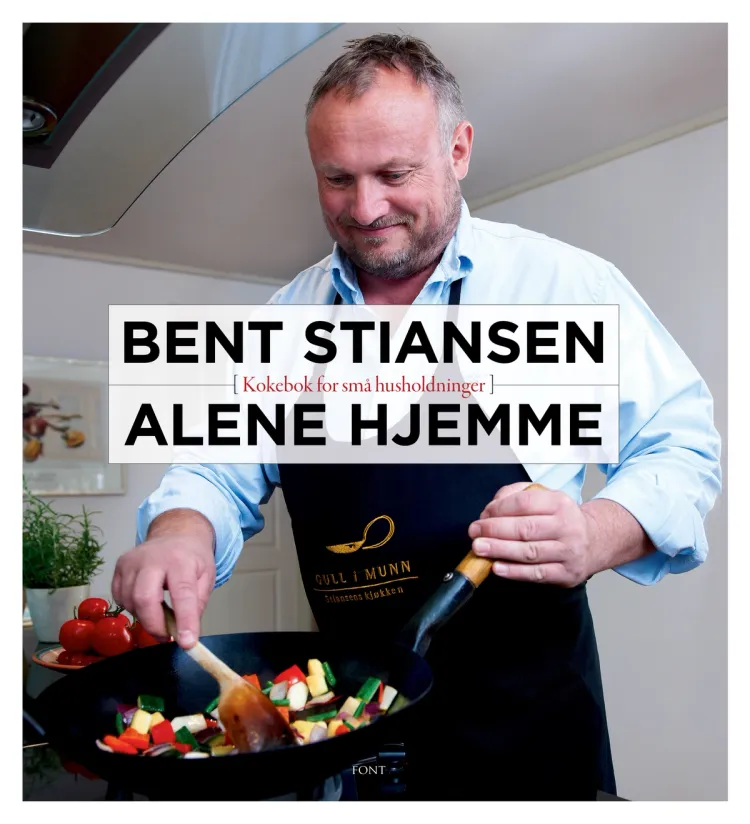 Omslag Alene hjemme av Bent Stiansen (Innbundet)