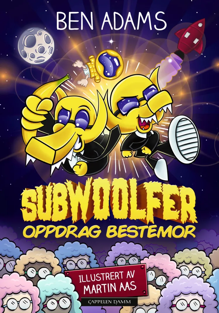 Omslag Subwoolfer: Oppdrag bestemor av Ben Adams (Innbundet)