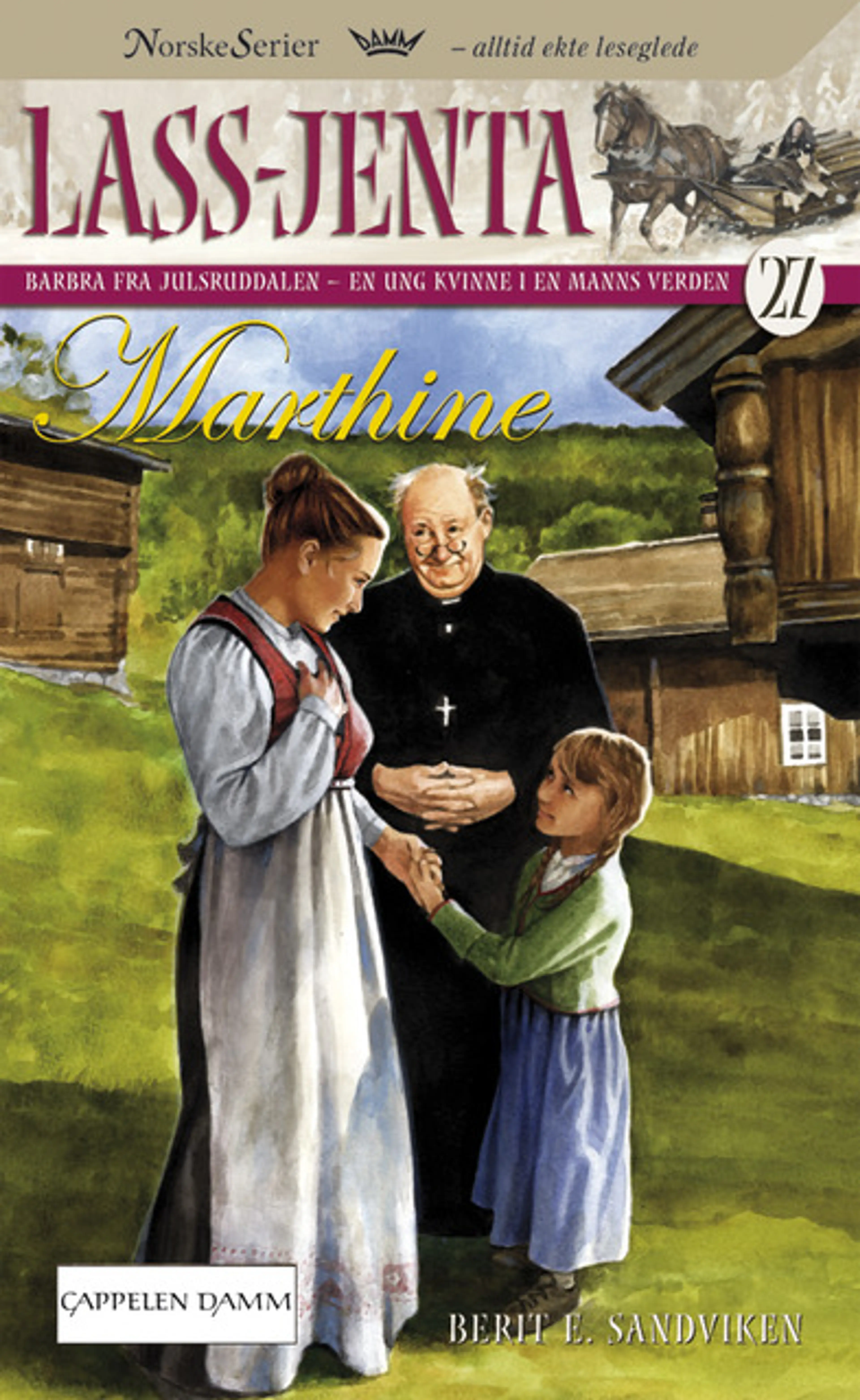 Omslag Marthine av Berit Sandviken (Ebok)