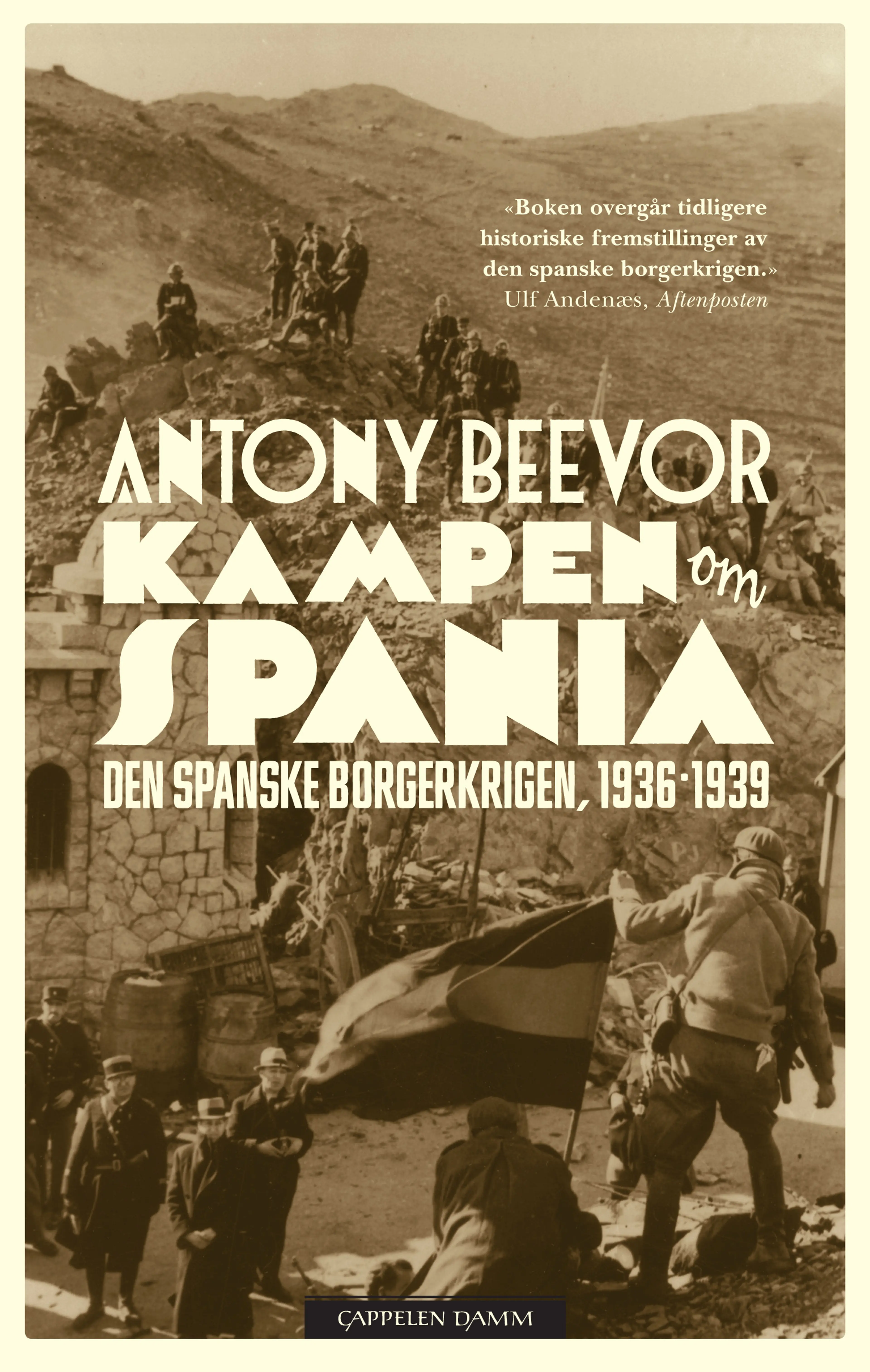 Omslag Kampen om Spania av Antony Beevor (Heftet)