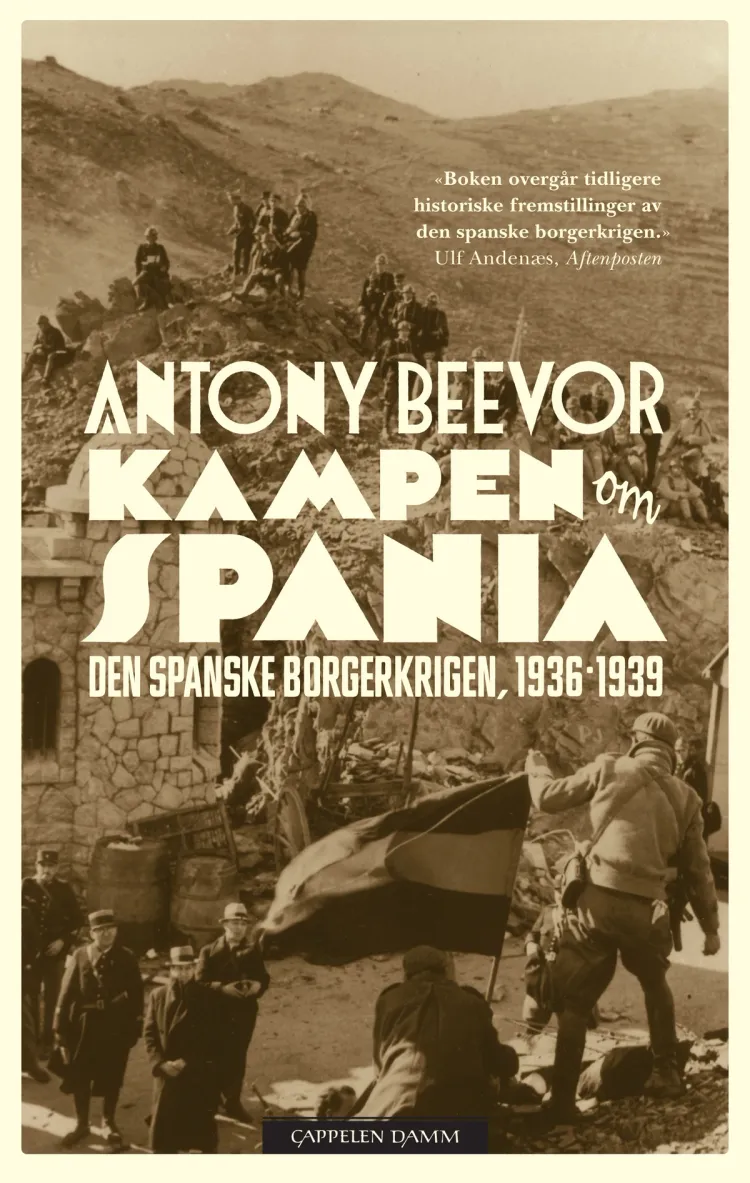 Omslag Kampen om Spania av Antony Beevor (Heftet)