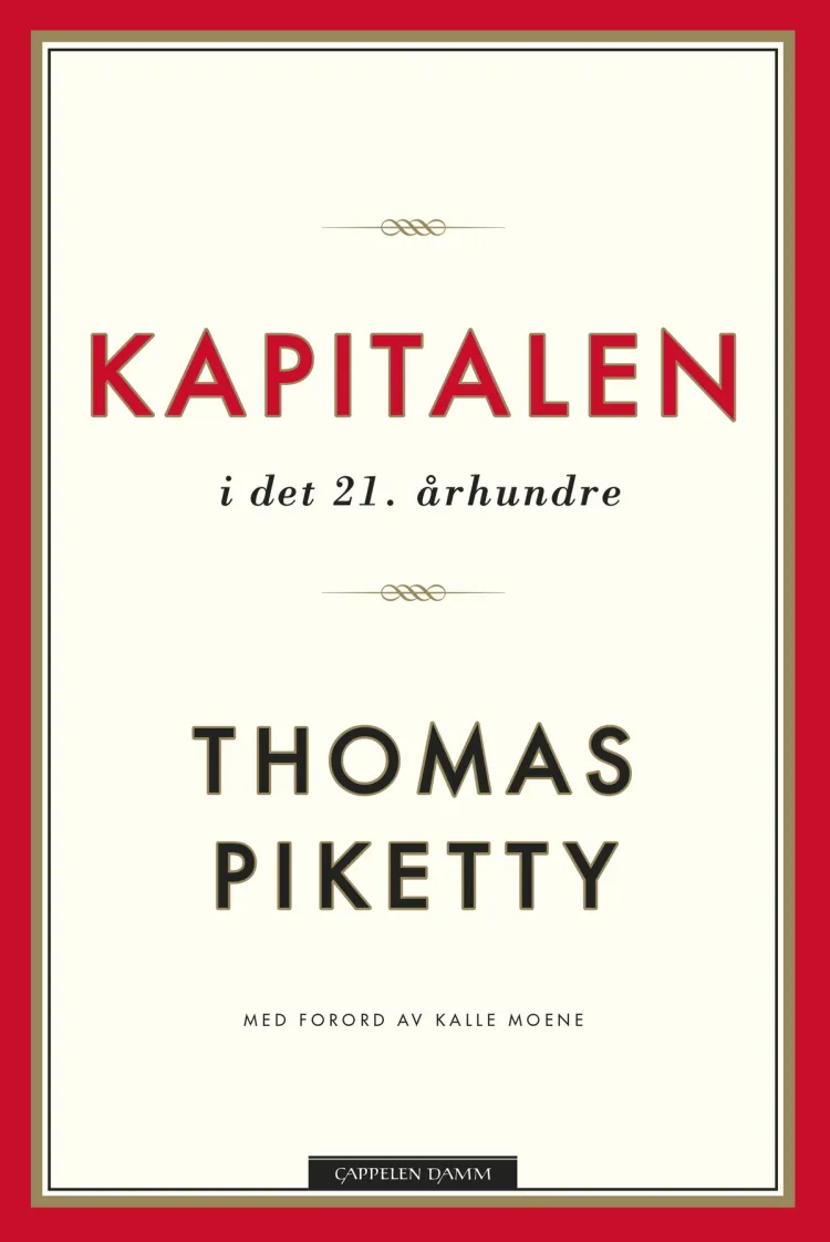 Omslag Kapitalen i det 21. århundre av Thomas Piketty (Heftet)