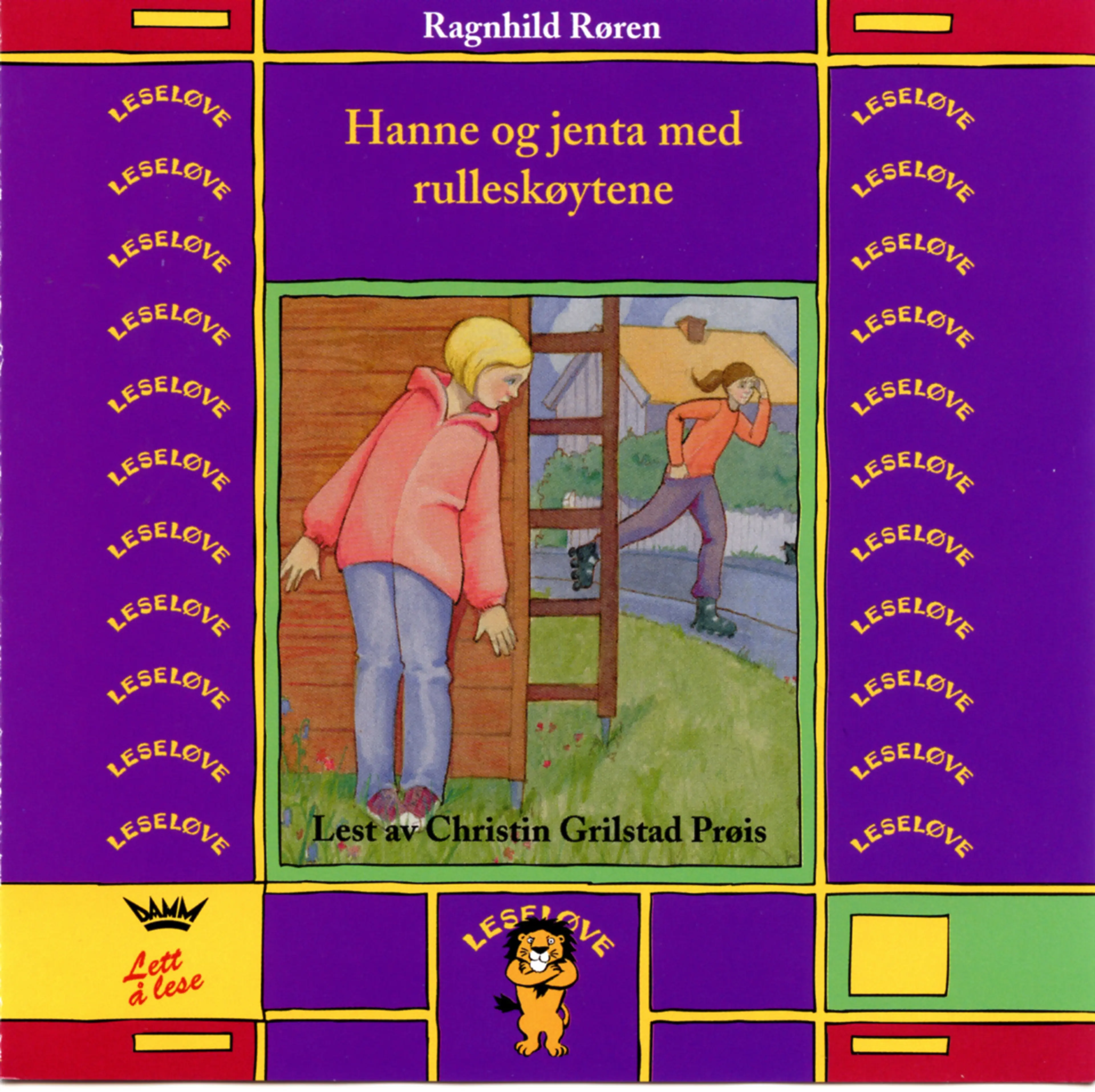 Omslag Hanne og jenta med rulleskøytene av Ragnhild Røren (Lydbok)
