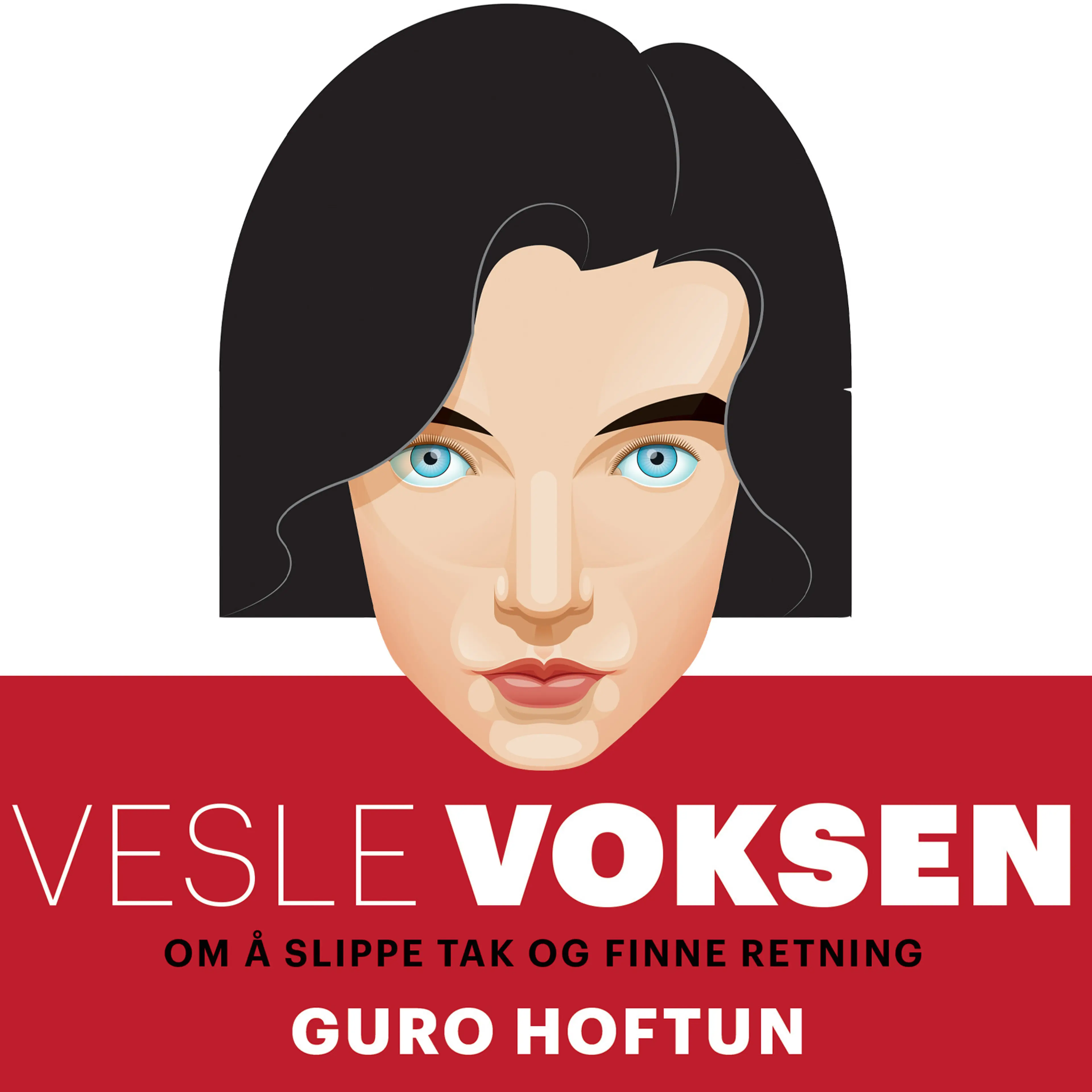 Omslag Vesle voksen av Guro Hoftun (Lydbok)