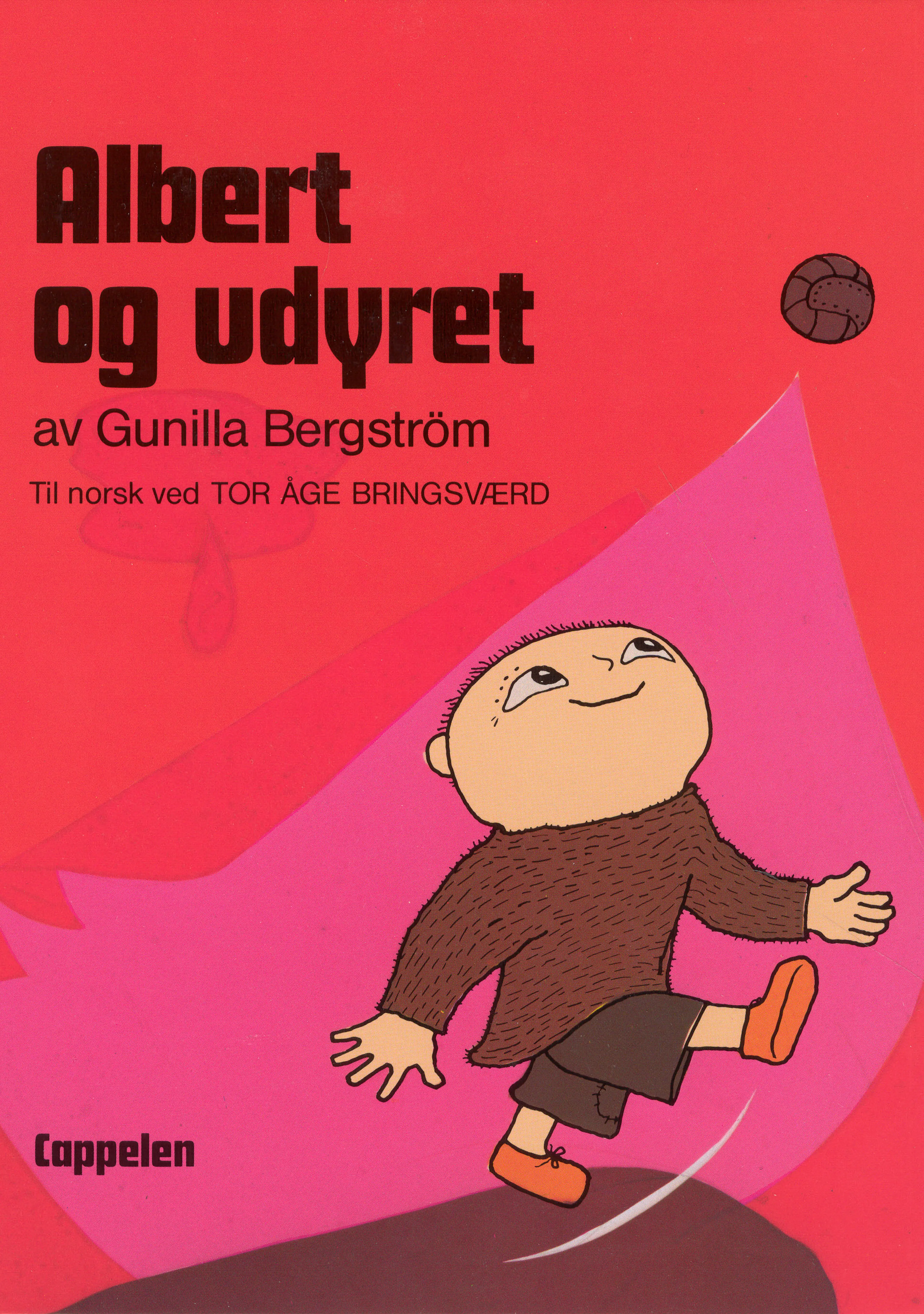 Omslag Albert og udyret av Gunilla Bergström (Innbundet)