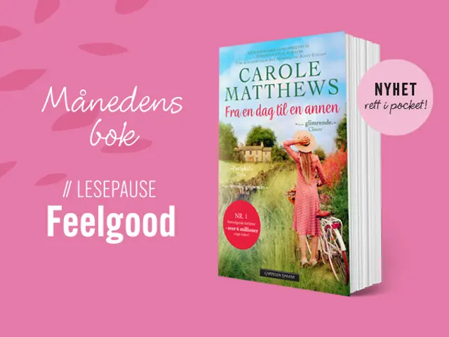 Boken Fra en dag til en annen på rosa bakgrunn
