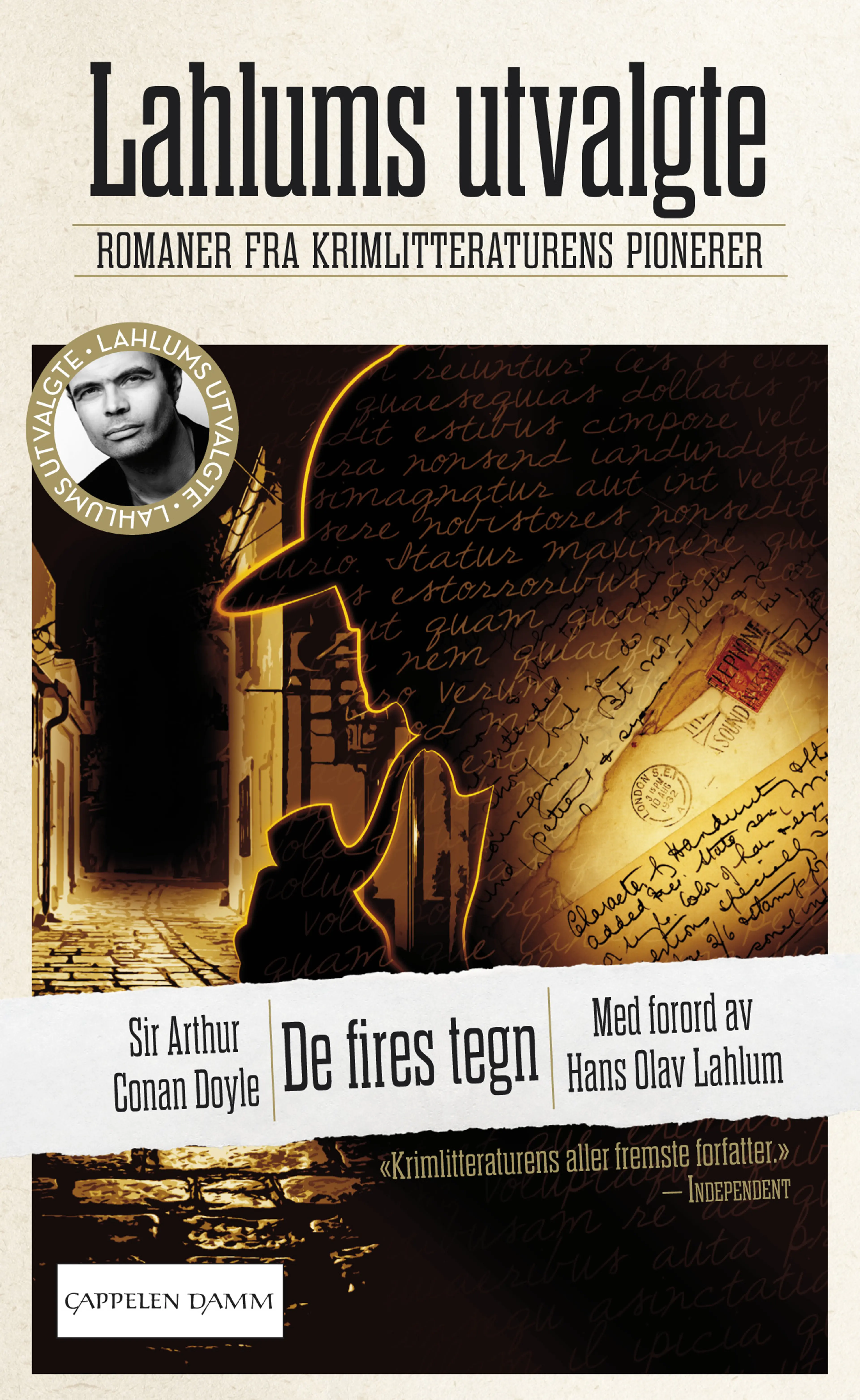Omslag De fires tegn av Sir Arthur Conan Doyle (Heftet)