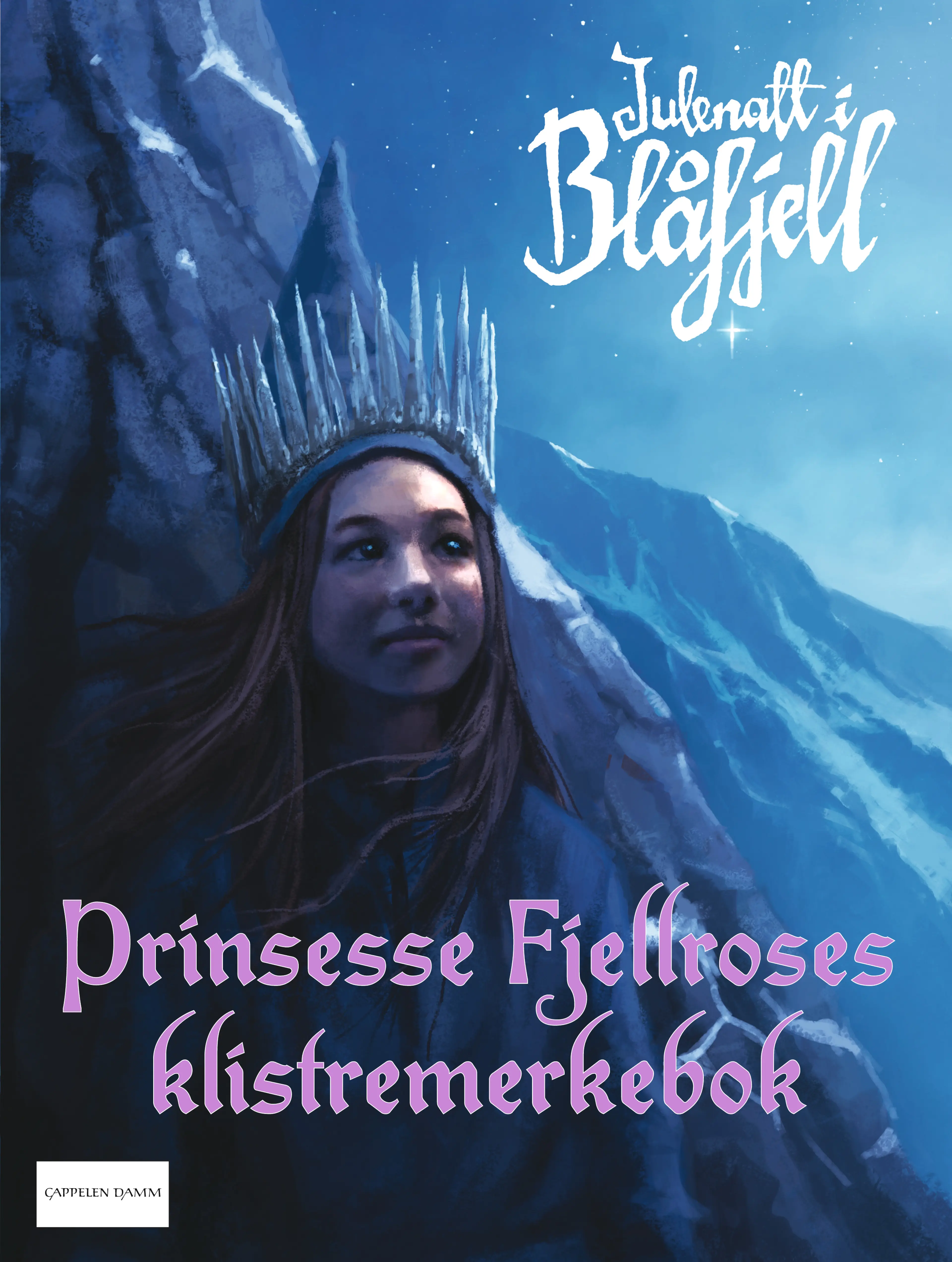 Omslag Julenatt i Blåfjell - Prinsesse Fjellroses klistremerkebok av Gudny Ingebjørg Hagen (Heftet)