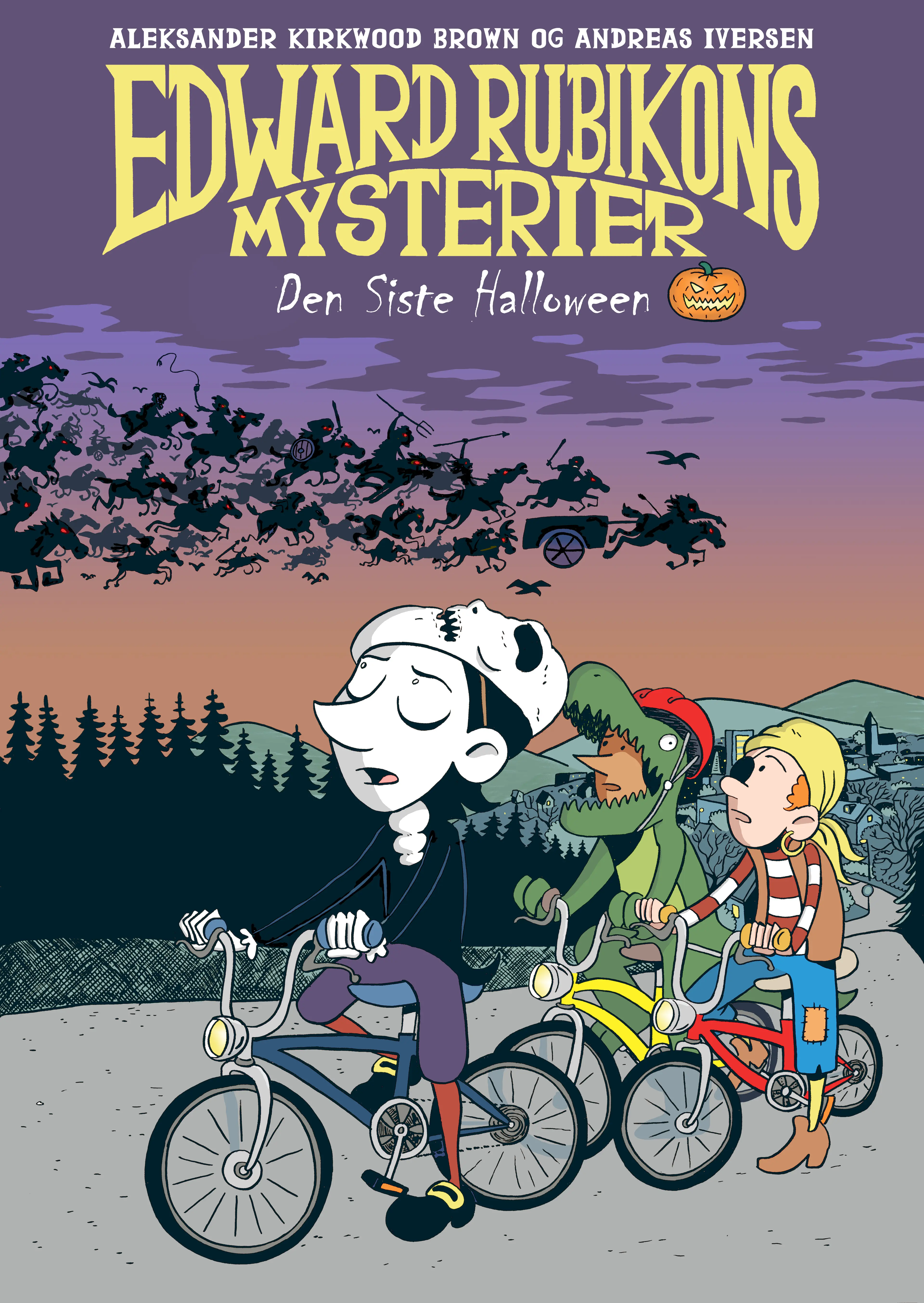 Omslag Edward Rubikons mysterier: Den siste halloween av Aleksander Kirkwood Brown og Andreas Iversen (Ebok)