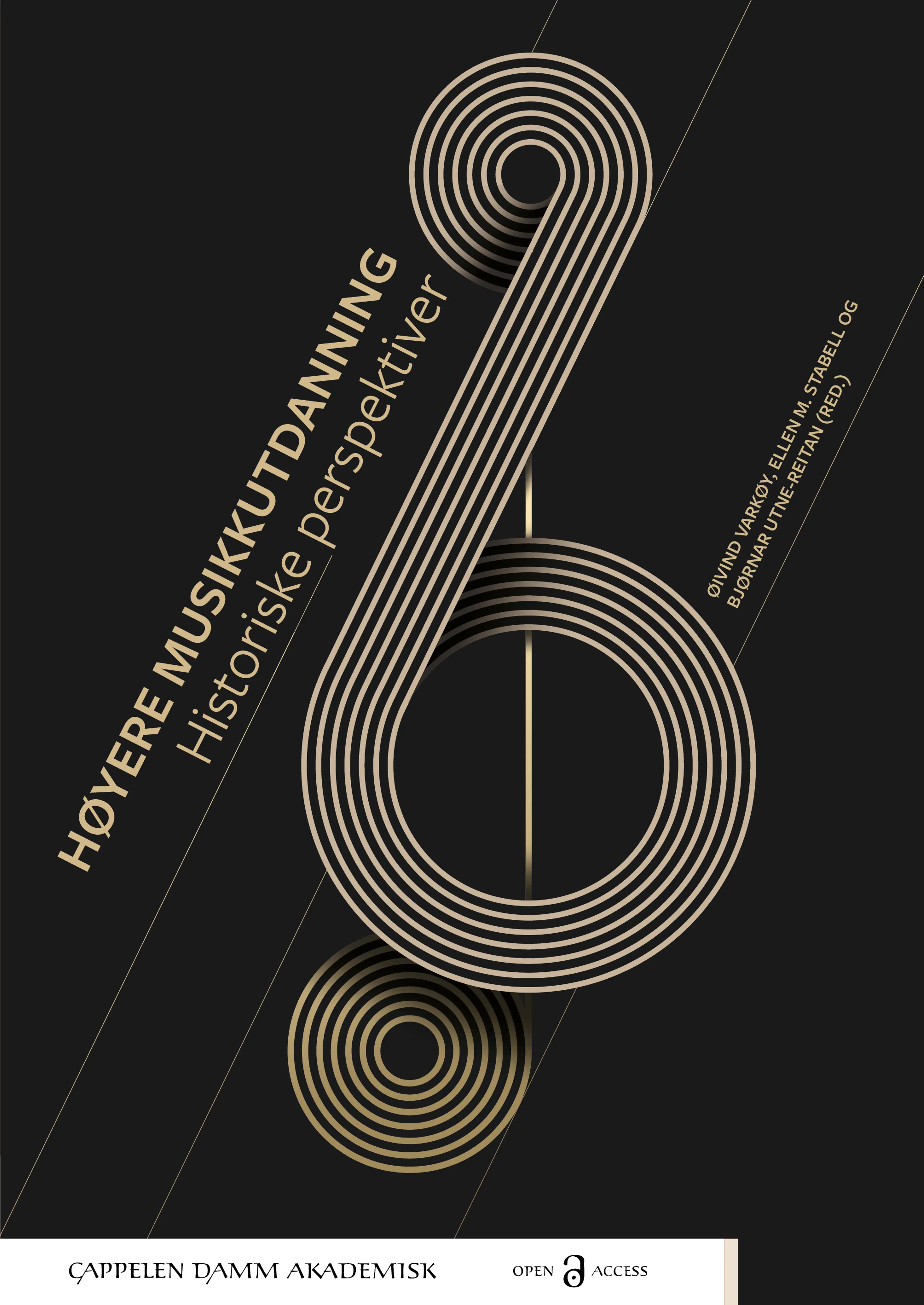 Omslag Høyere musikkutdanning av Øivind Varkøy, Ellen Mikalsen Stabell og Bjørnar Utne-Reitan (red.) (Ebok)