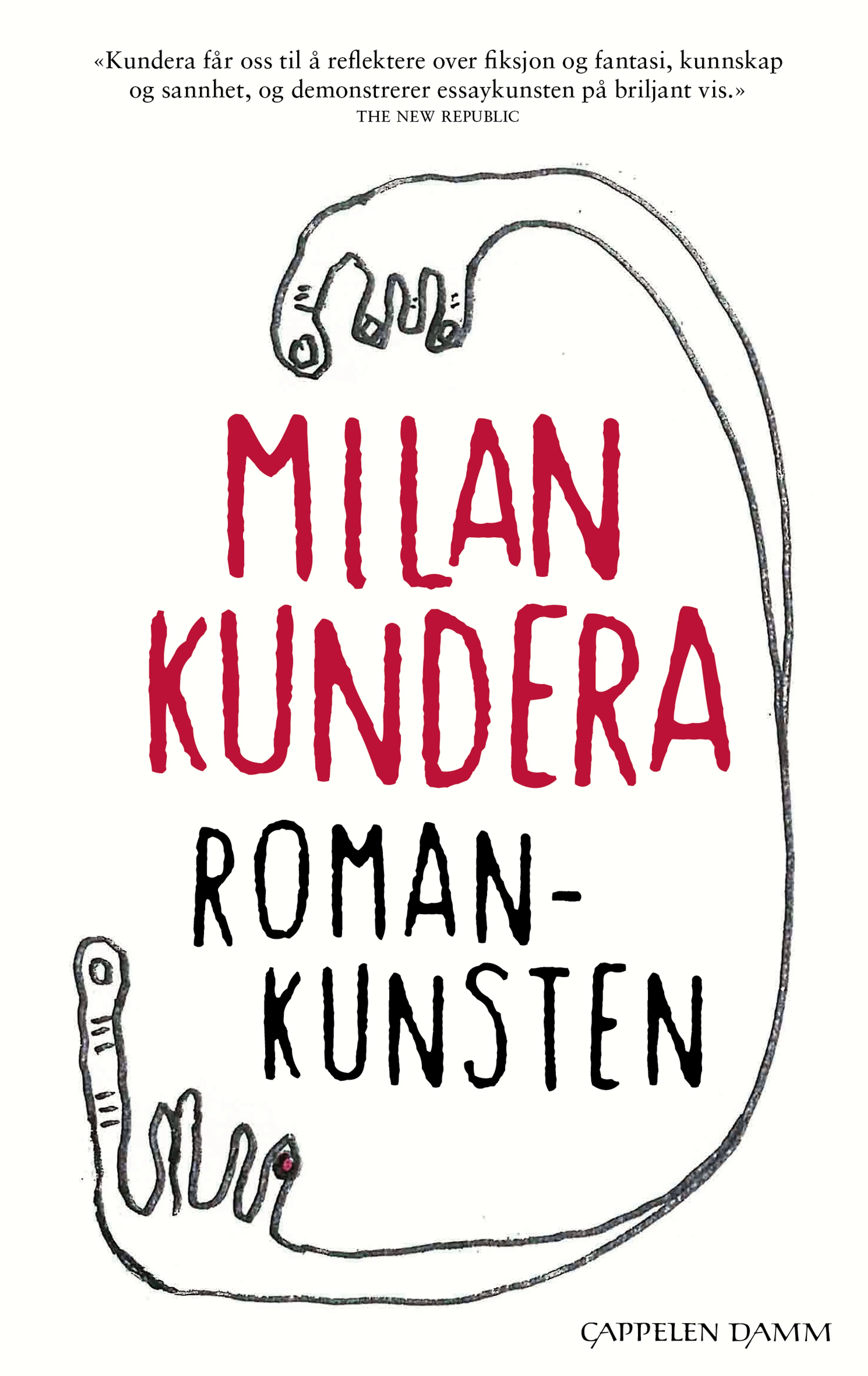 Omslag Romankunsten av Milan Kundera (Heftet)