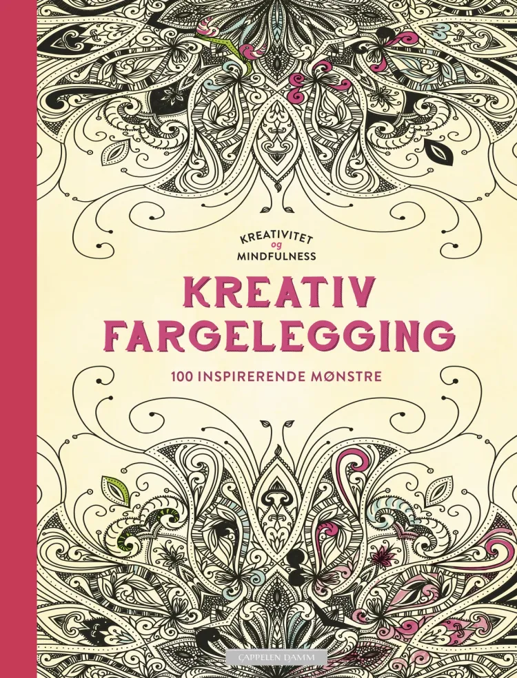 Omslag Kreativ fargelegging -- Inspirerende mønstre (Innbundet)