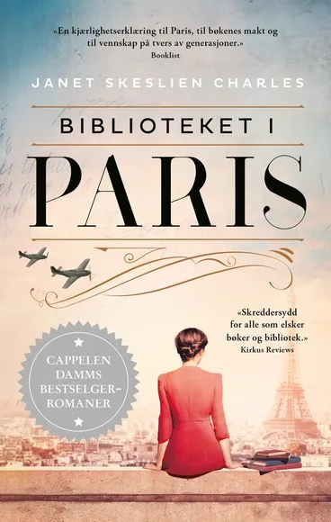 Omslag Biblioteket i Paris av Janet Skeslien Charles (Heftet)