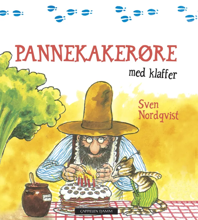 Omslag Pannekakerøre - med klaffer av Sven Nordqvist (Innbundet)
