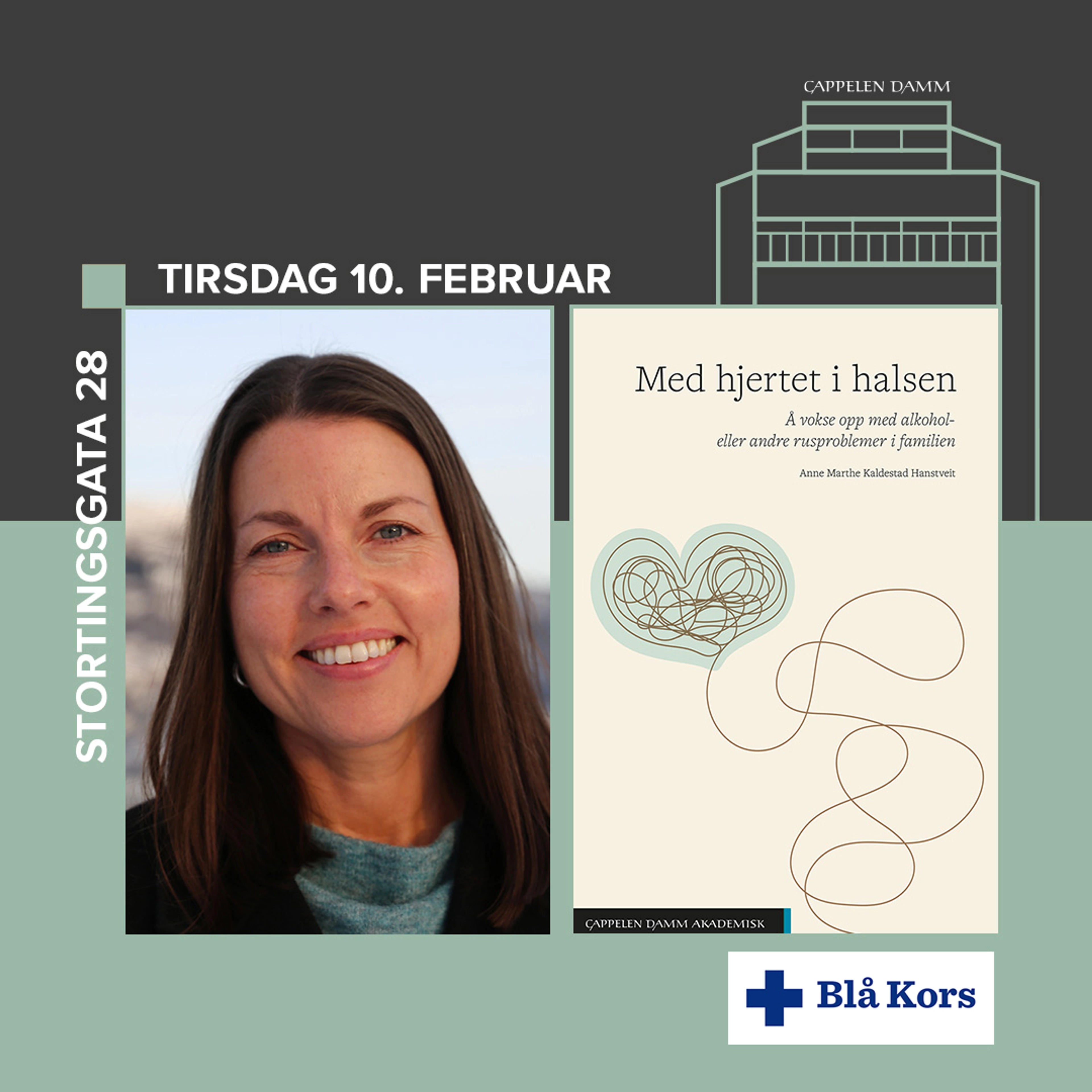 Med hjertet i halsen. Å vokse opp med alkohol- eller andre rusproblemer i familien av Anne Marthe Kaldestad Hanstveit