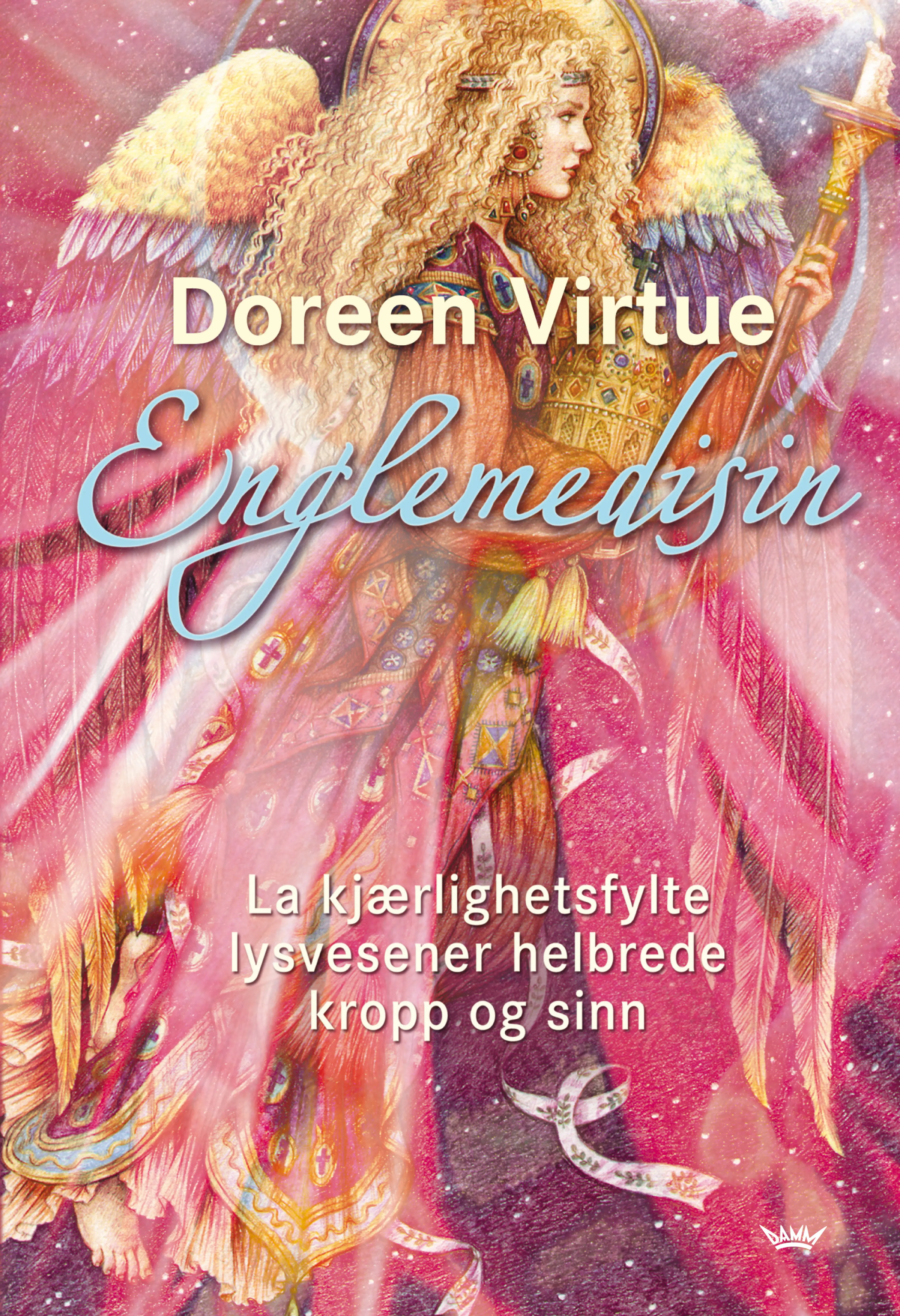 Omslag Englemedisin av Doreen Virtue (Innbundet)