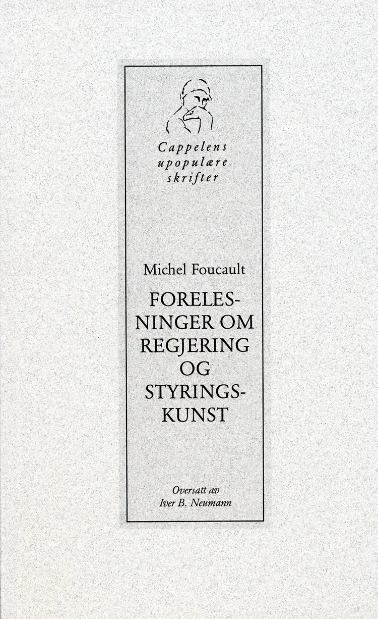 Omslag Forelesninger om regjering og styringskunst av Michel Foucault (Heftet)