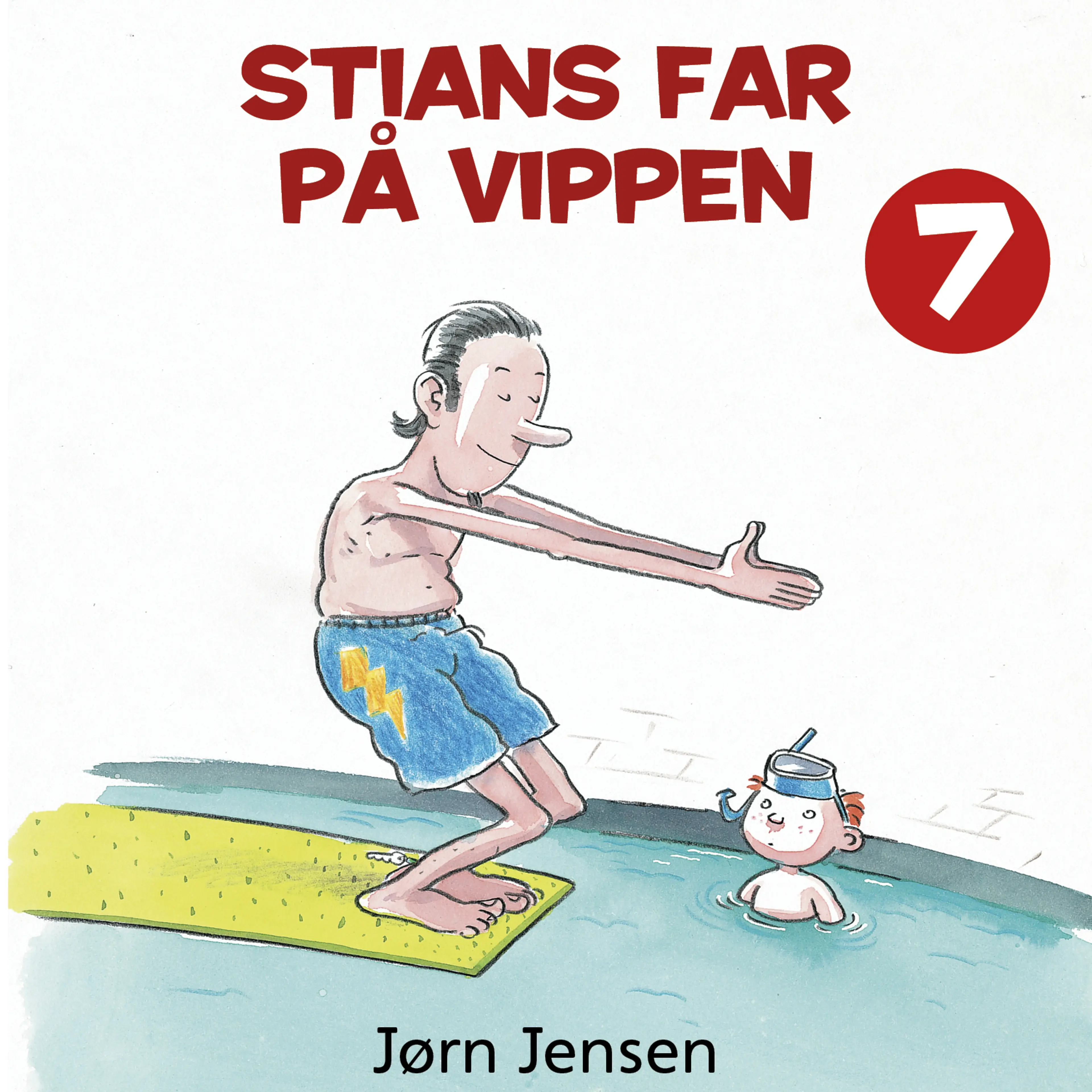 Omslag Stians far på vippen av Jørn Jensen (Lydbok)