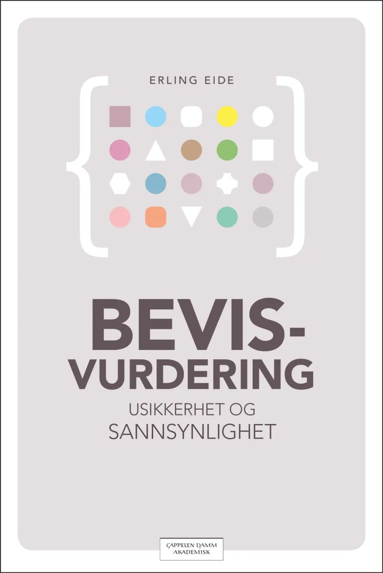 Omslag Bevisvurdering av Erling Eide (Heftet)