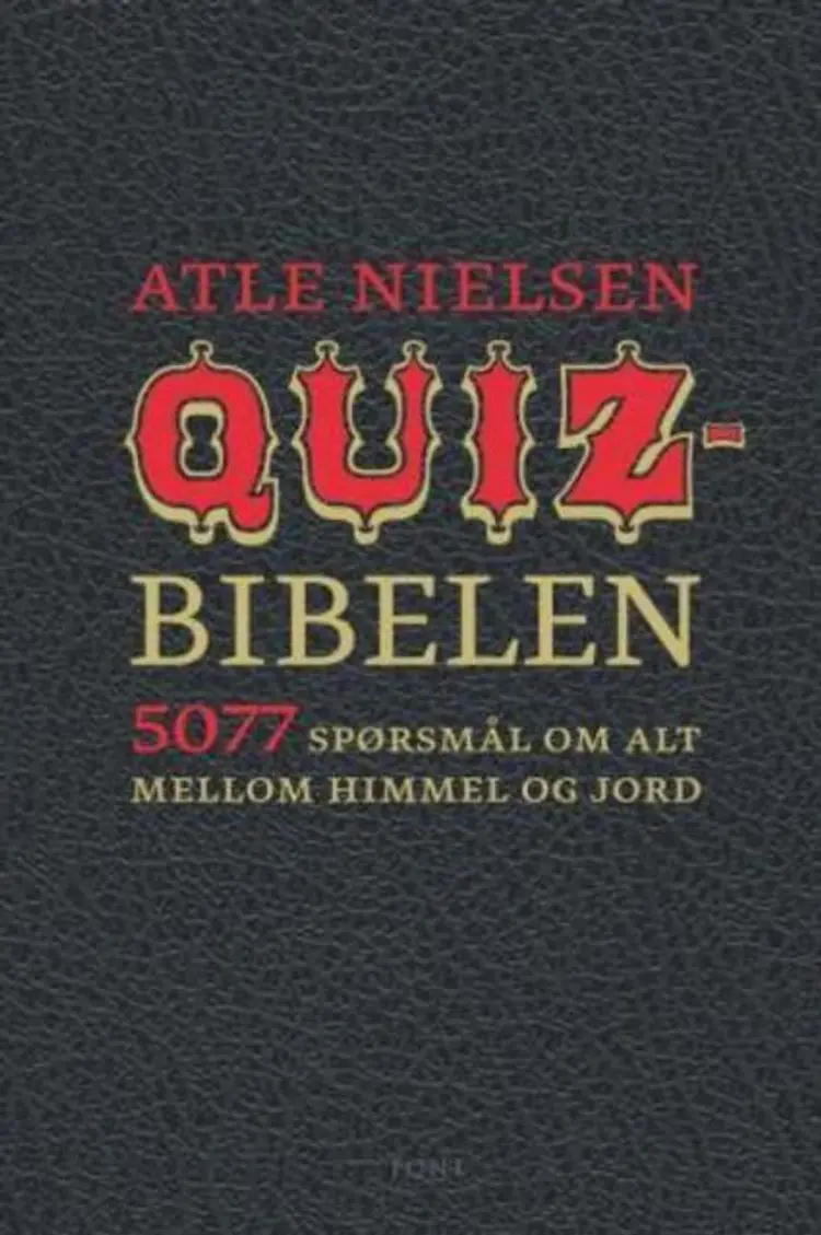 Omslag Quizbibelen av Atle Nielsen (Heftet)