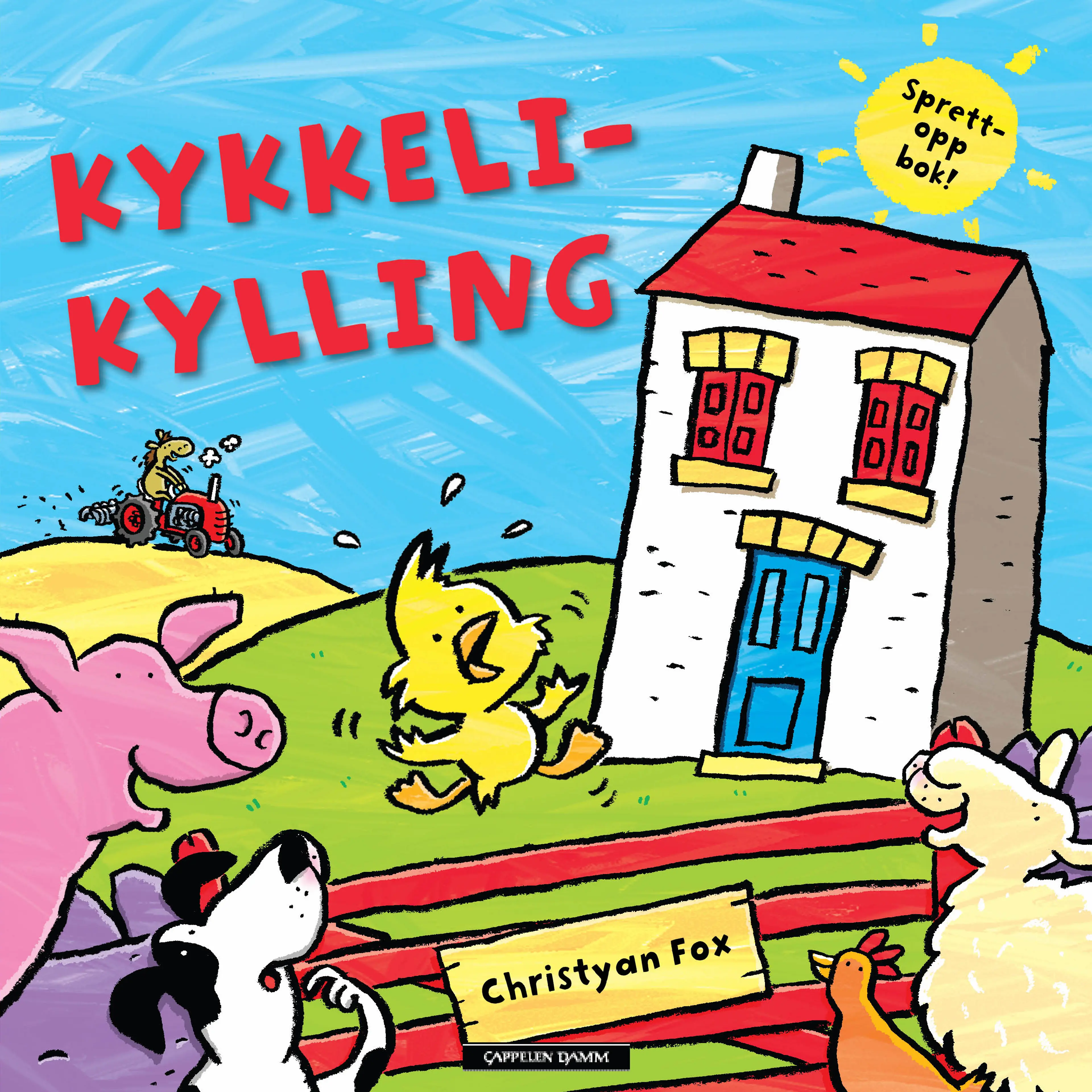 Omslag Kykkeli-Kylling av Christyan Fox (Innbundet)