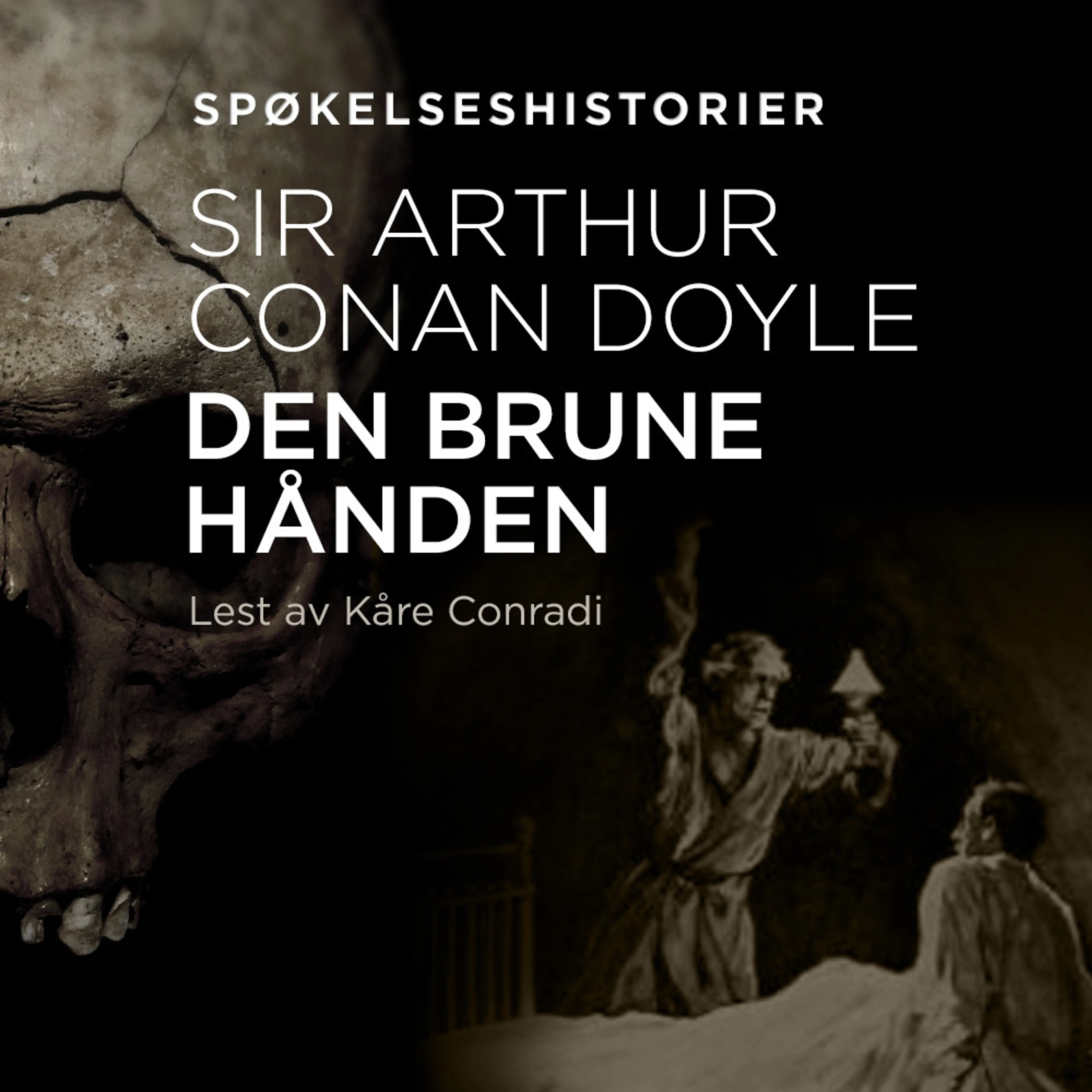Omslag Den brune hånden av Sir Arthur Conan Doyle (Lydbok)