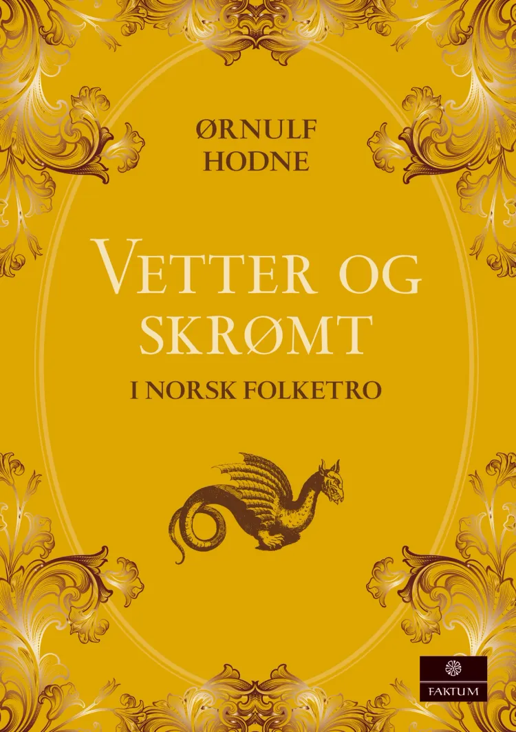 Omslag Vetter og skrømt i norsk folketro av Ørnulf Hodne (Innbundet)