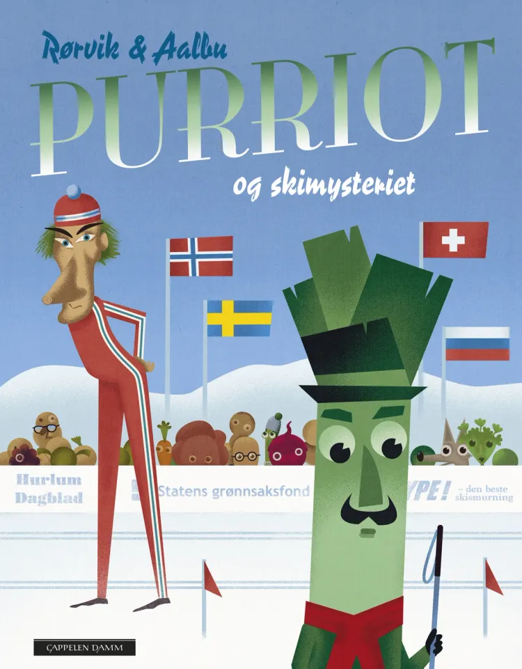 Omslag Purriot og skimysteriet av Bjørn F. Rørvik og Ragnar Aalbu (Ebok)