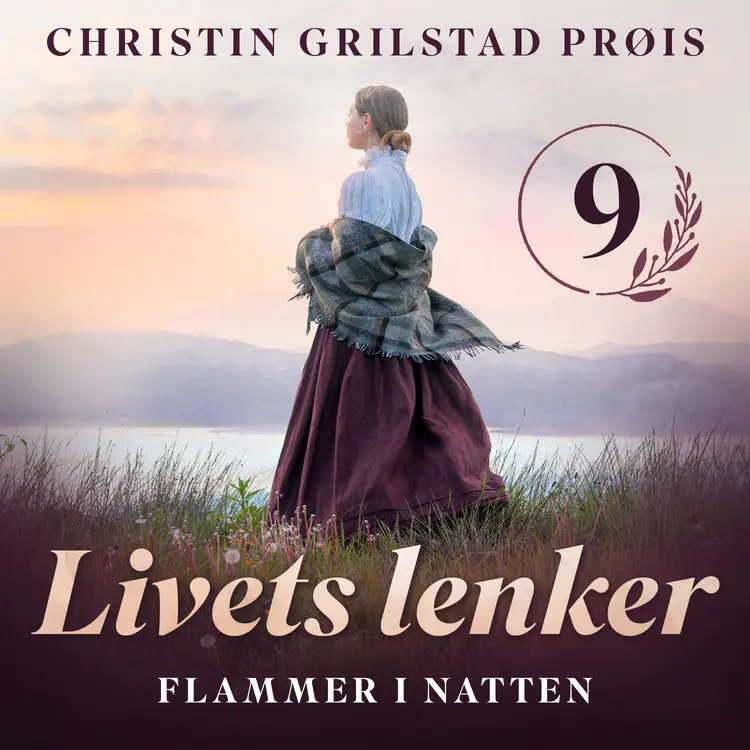 Omslag Flammer i natten av Christin Grilstad Prøis (Lydbok)