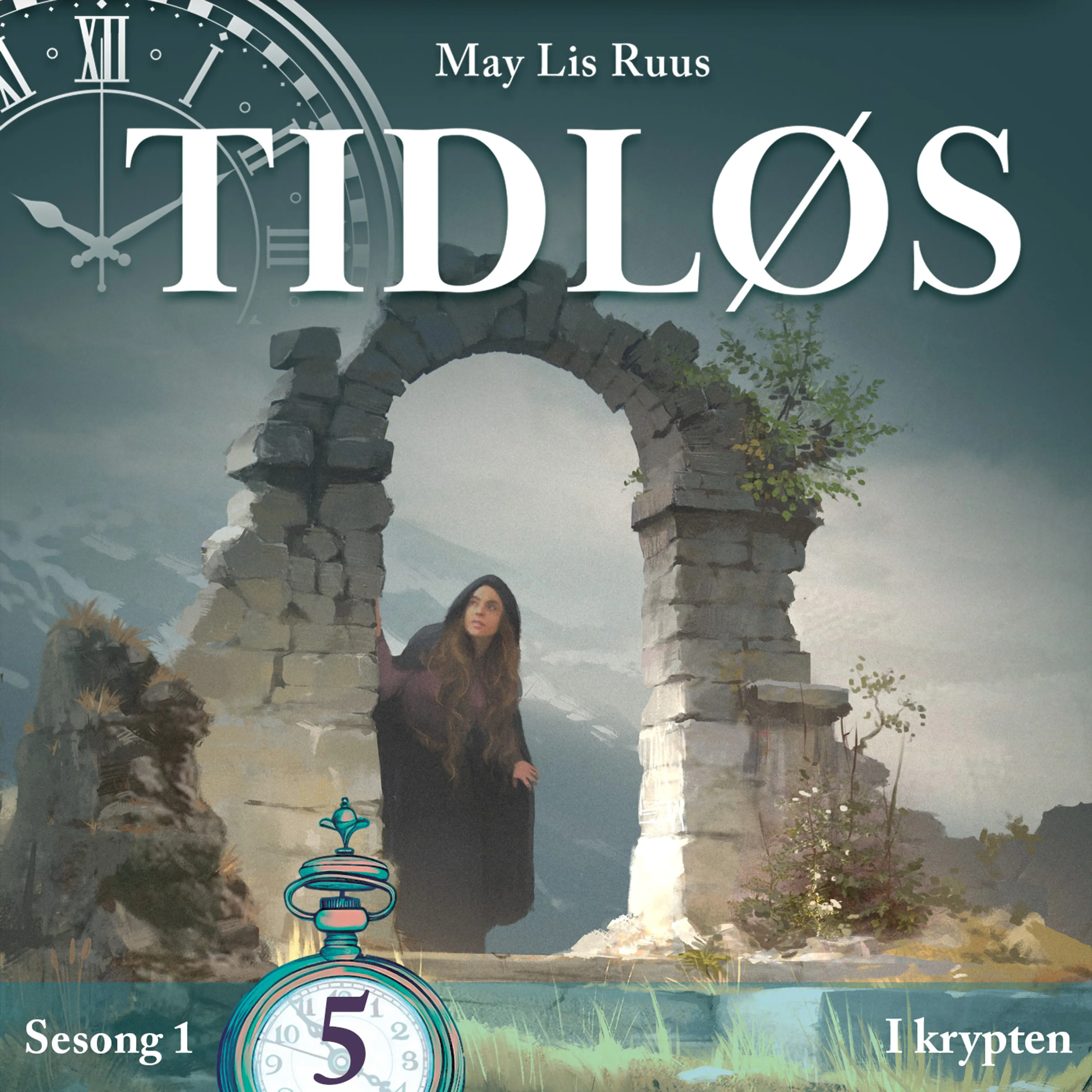 Omslag I krypten av May Lis Ruus (Lydbok)