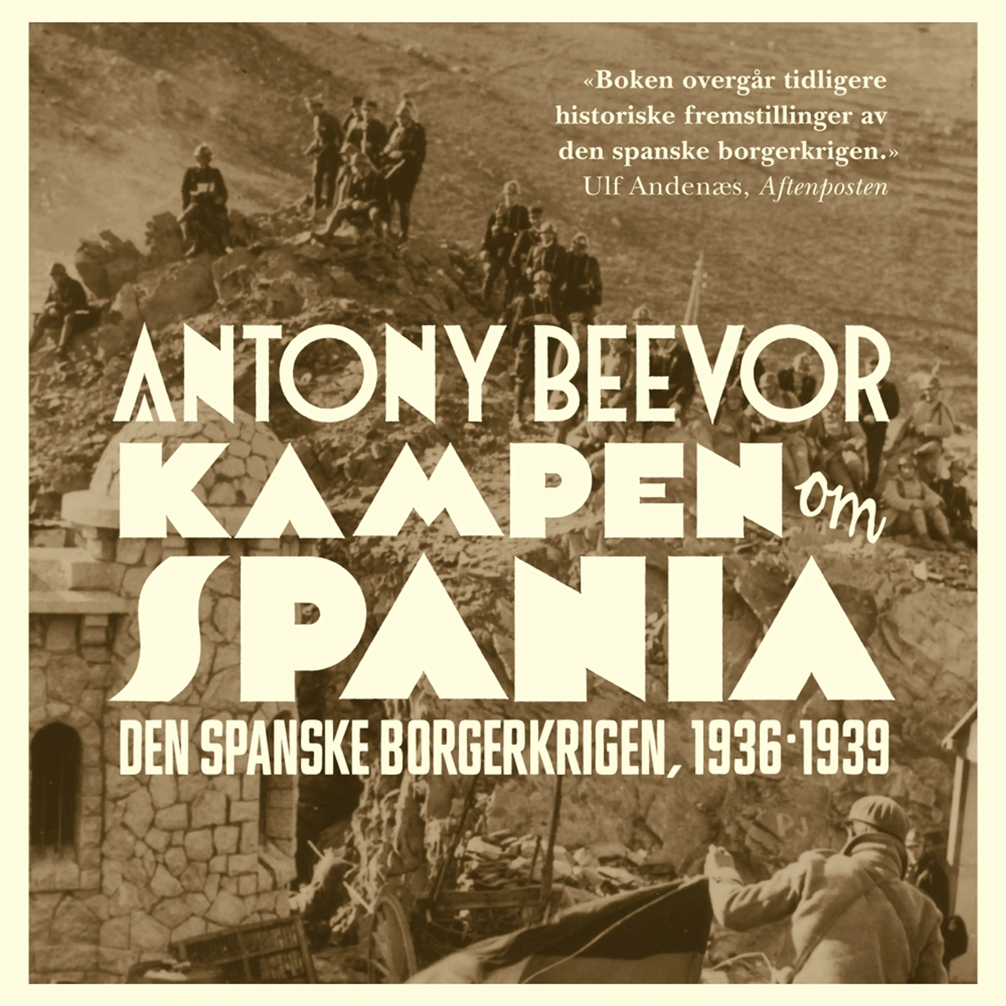 Omslag Kampen om Spania av Antony Beevor (Lydbok)
