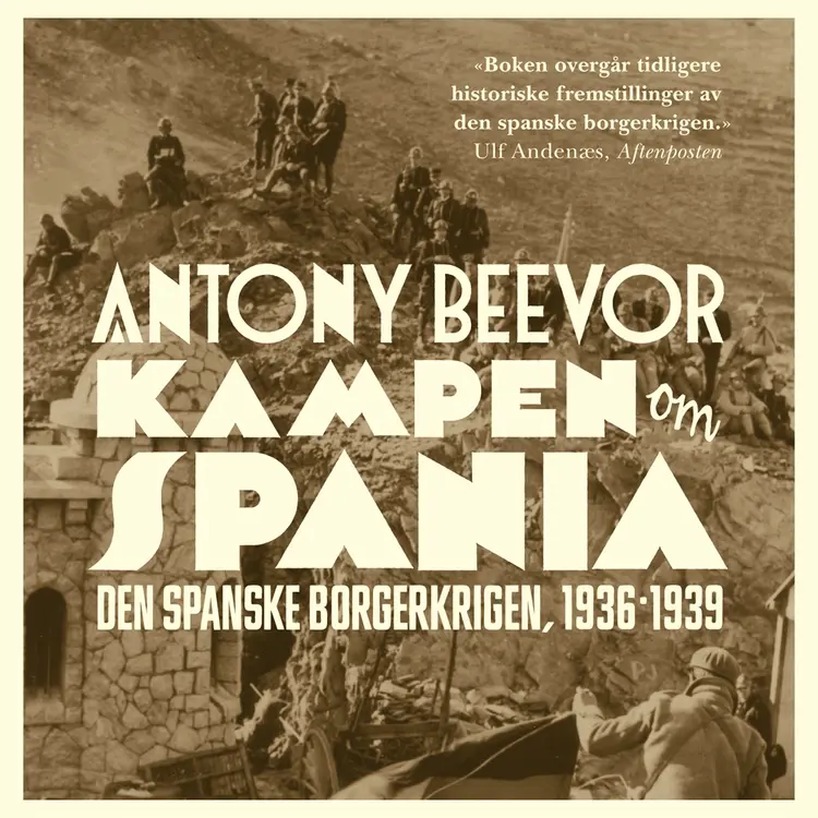 Omslag Kampen om Spania av Antony Beevor (Lydbok)