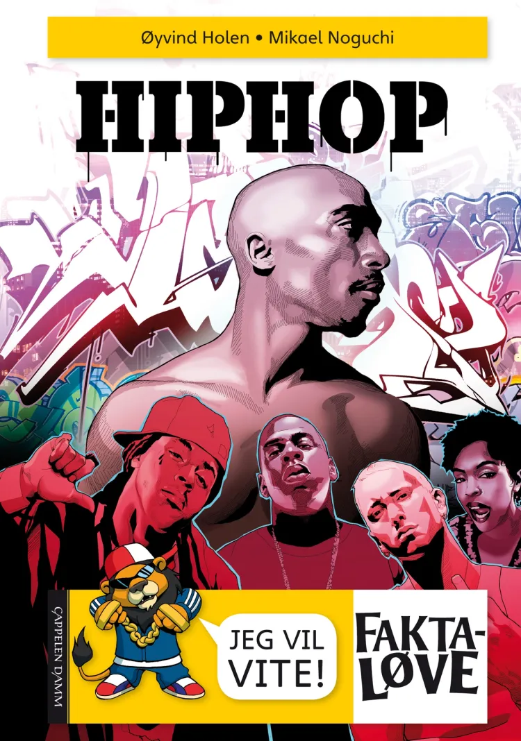 Omslag Hiphop faktaløve av Øyvind Holen (Innbundet)